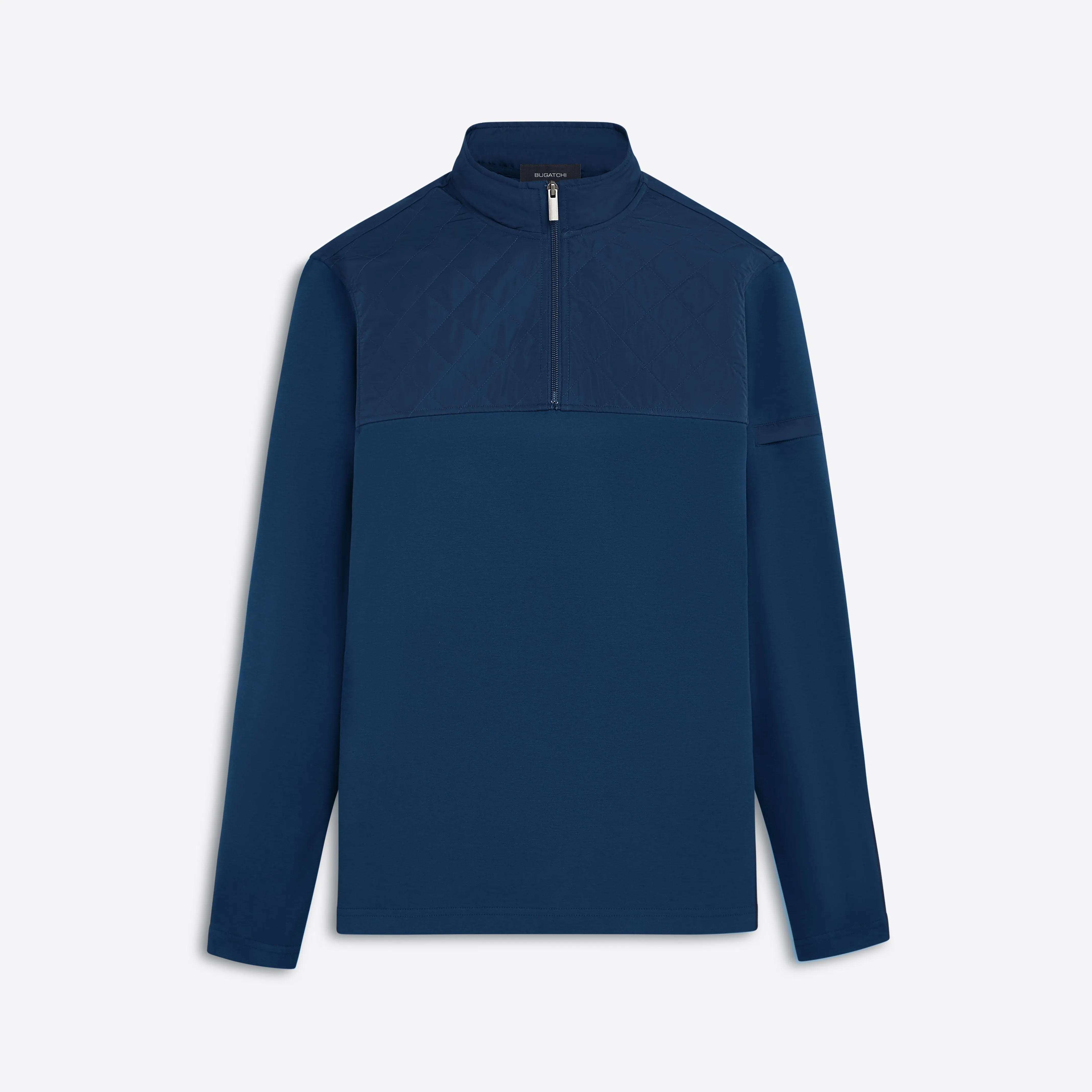 Long Sleeve Quarter Zip Pullover sold by Bugatchi