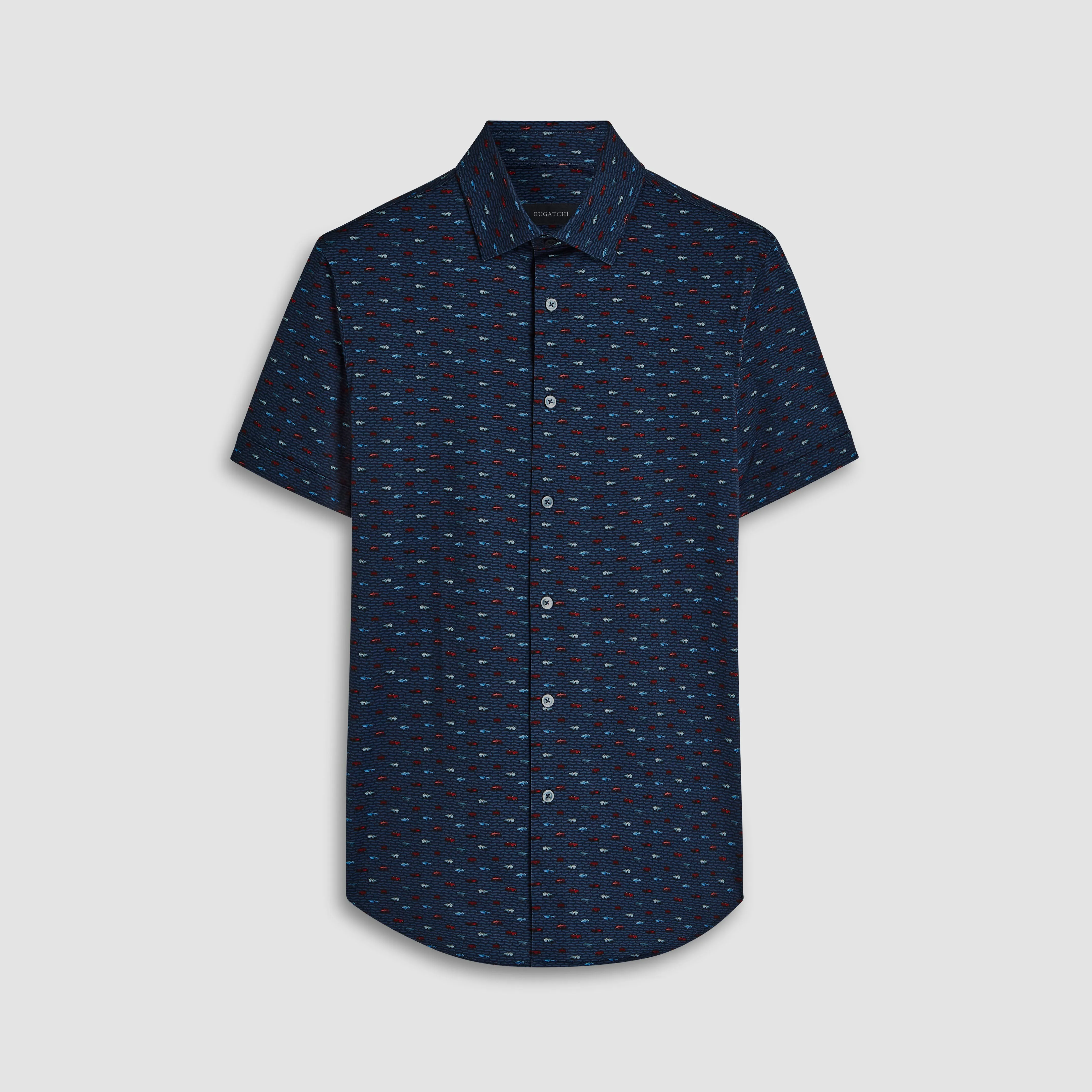 Miles Sports Cars OoohCotton Short Sleeve Shirt sold by Bugatchi