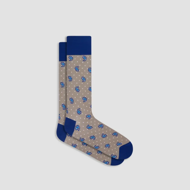 Paisley Mid-Calf Socks sold by Bugatchi