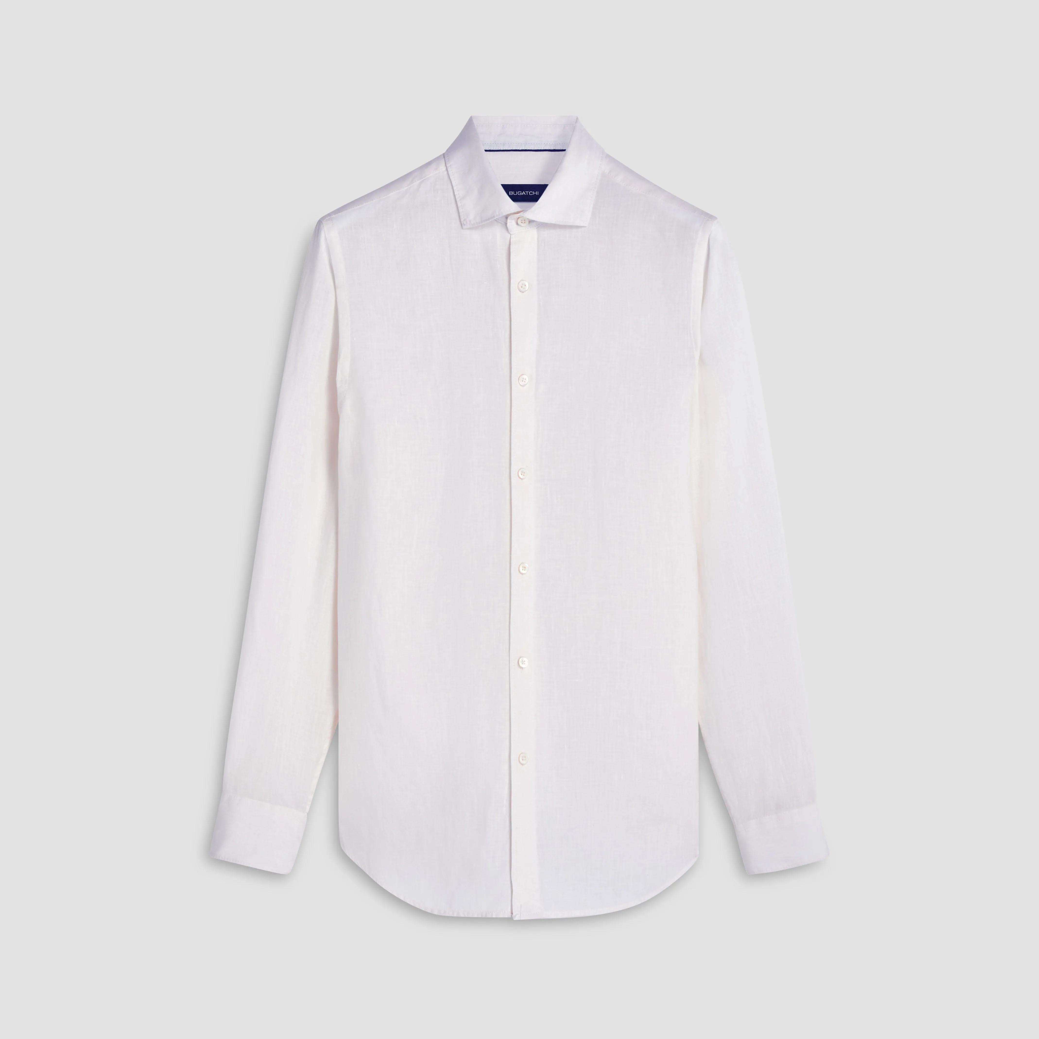Axel Solid Linen Shirt sold by Bugatchi