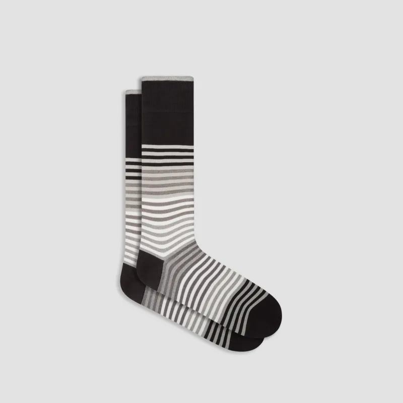Striped Mid-Calf Socks sold by Bugatchi