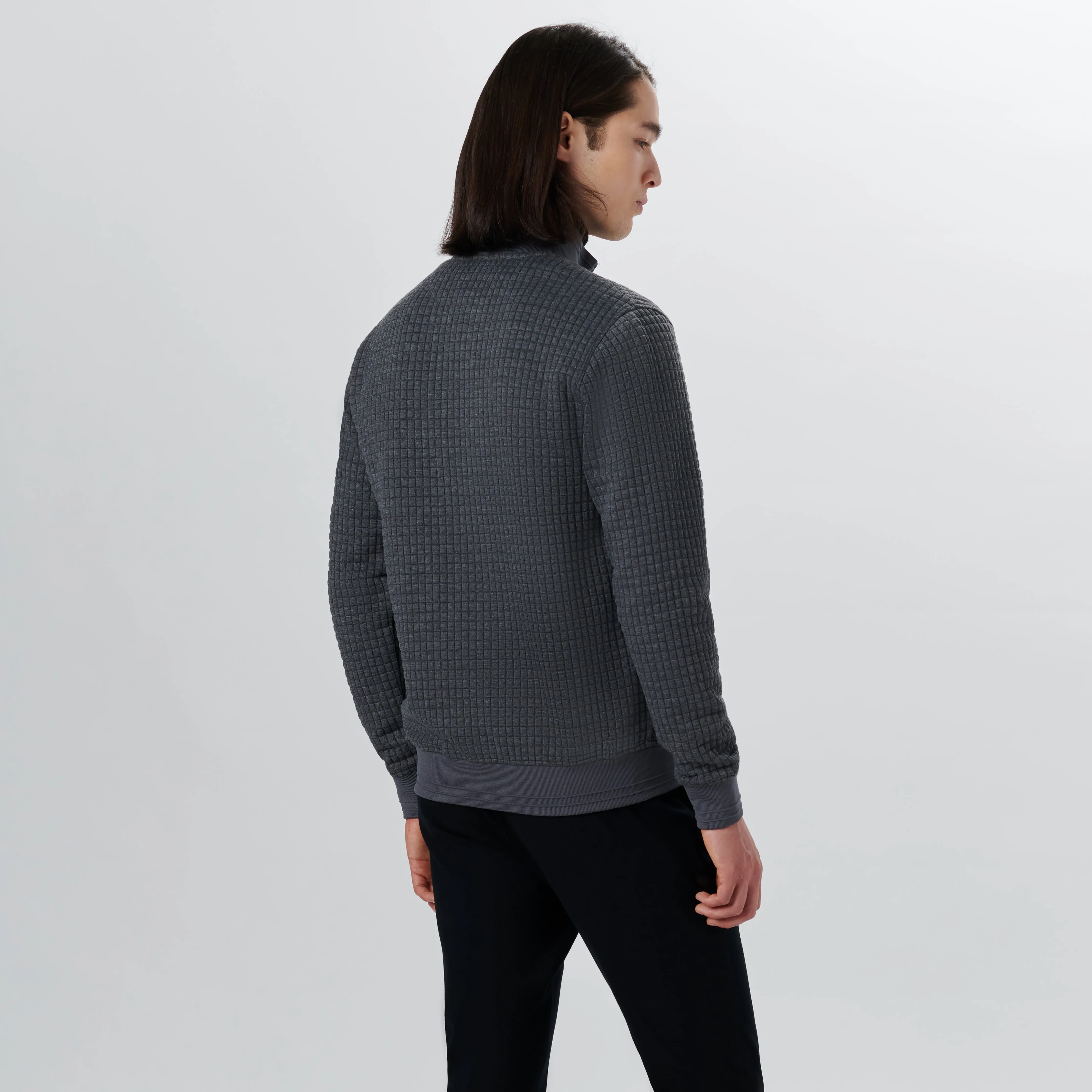 Waffle Full Zip Jacket sold by Bugatchi product image thumbnail 4