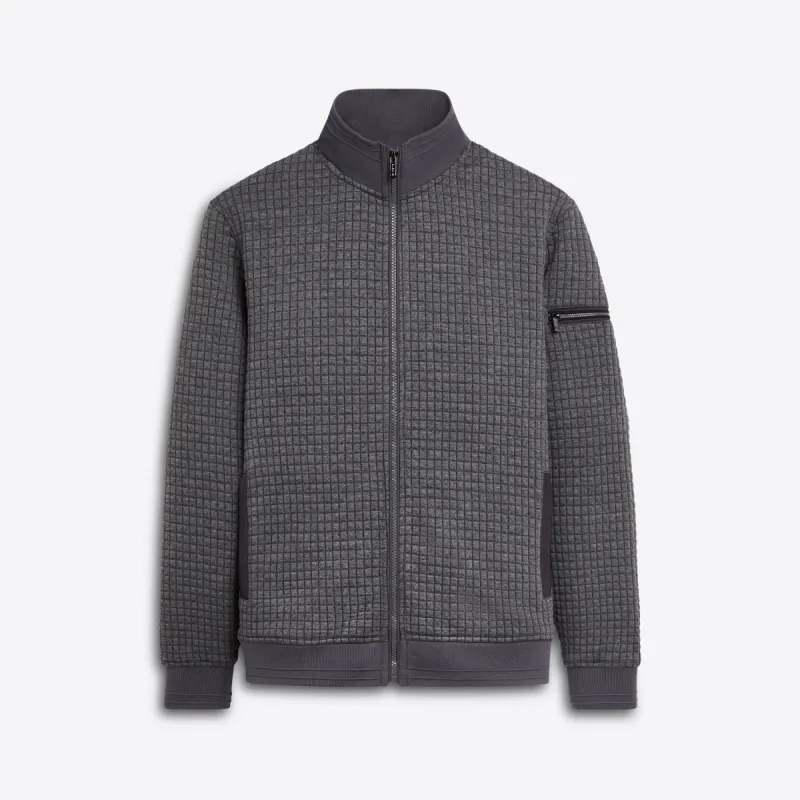 Waffle Full Zip Jacket sold by Bugatchi