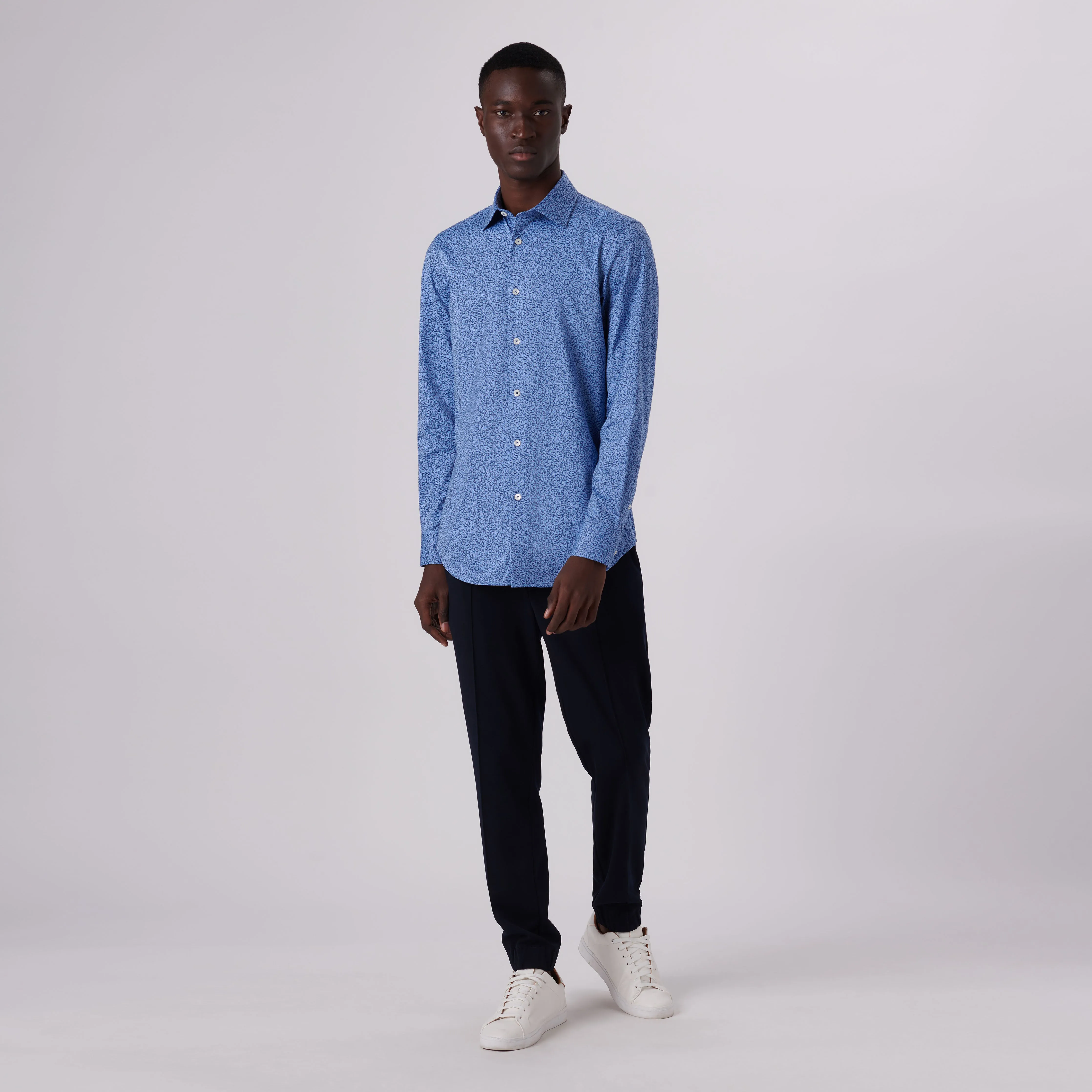 James Floral Print OoohCotton Shirt sold by Bugatchi product image thumbnail 5