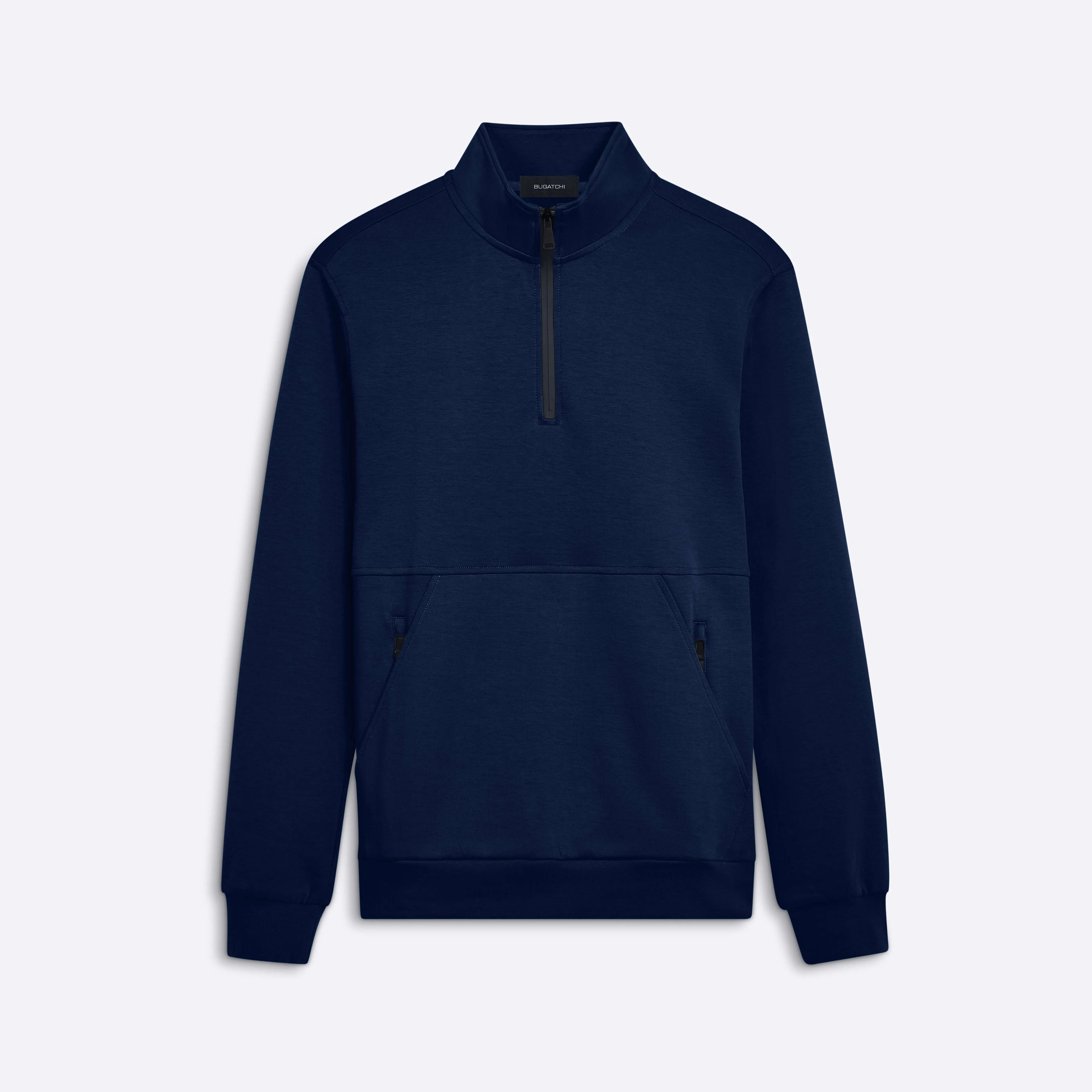 Quarter Zip Mock Neck Sweatshirt sold by Bugatchi