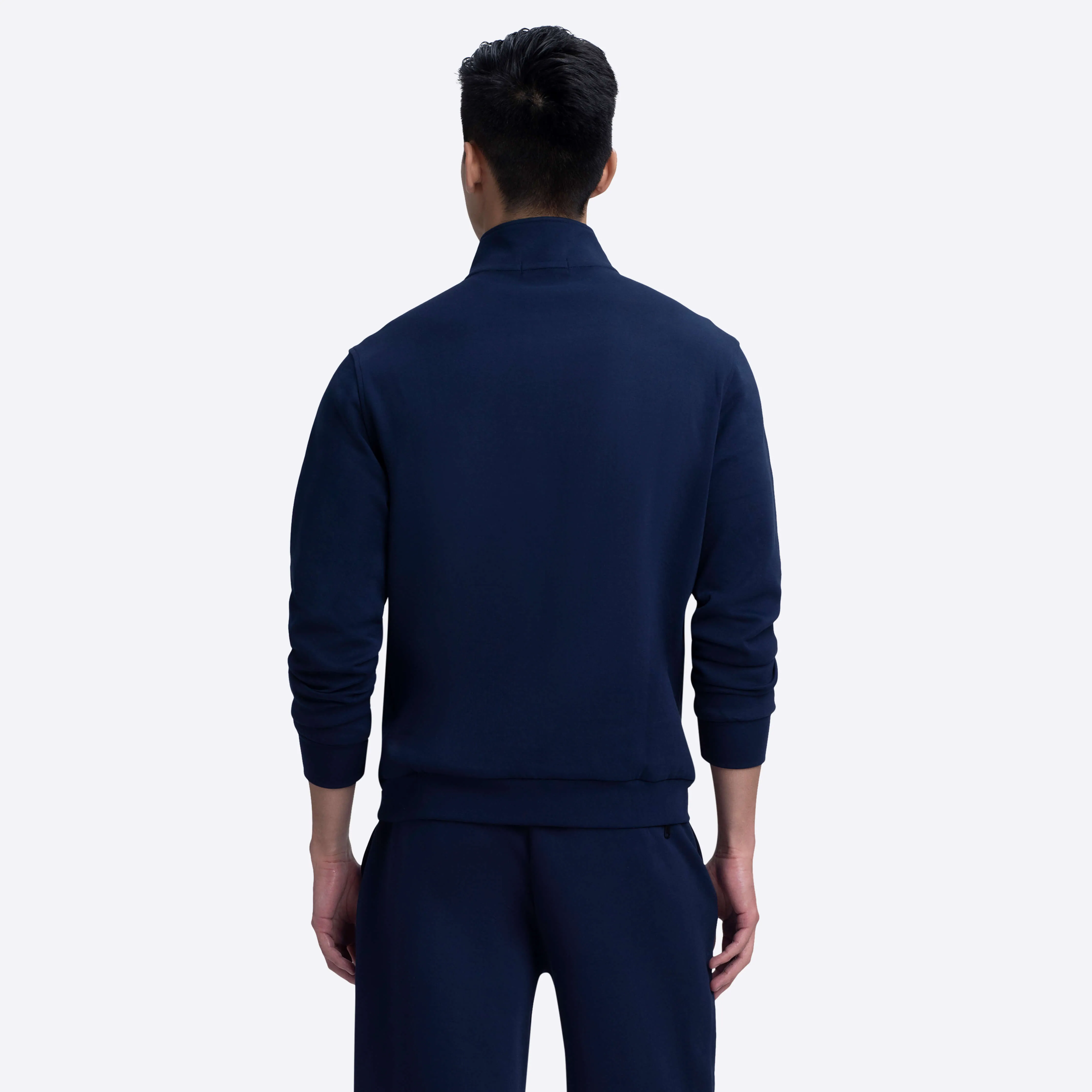 Quarter Zip Mock Neck Sweatshirt sold by Bugatchi product image thumbnail 4