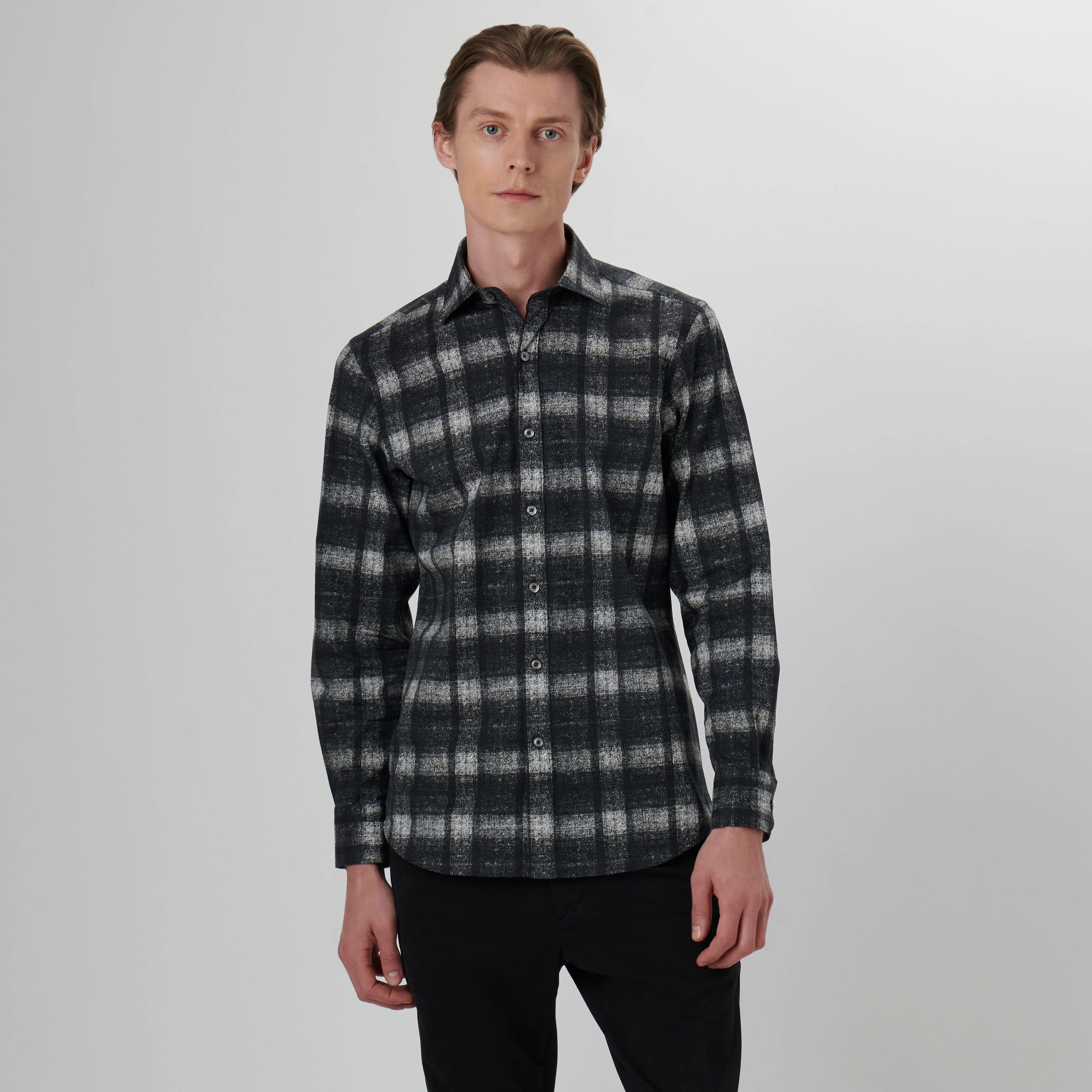 Axel Checkered Shirt sold by Bugatchi product image thumbnail 2