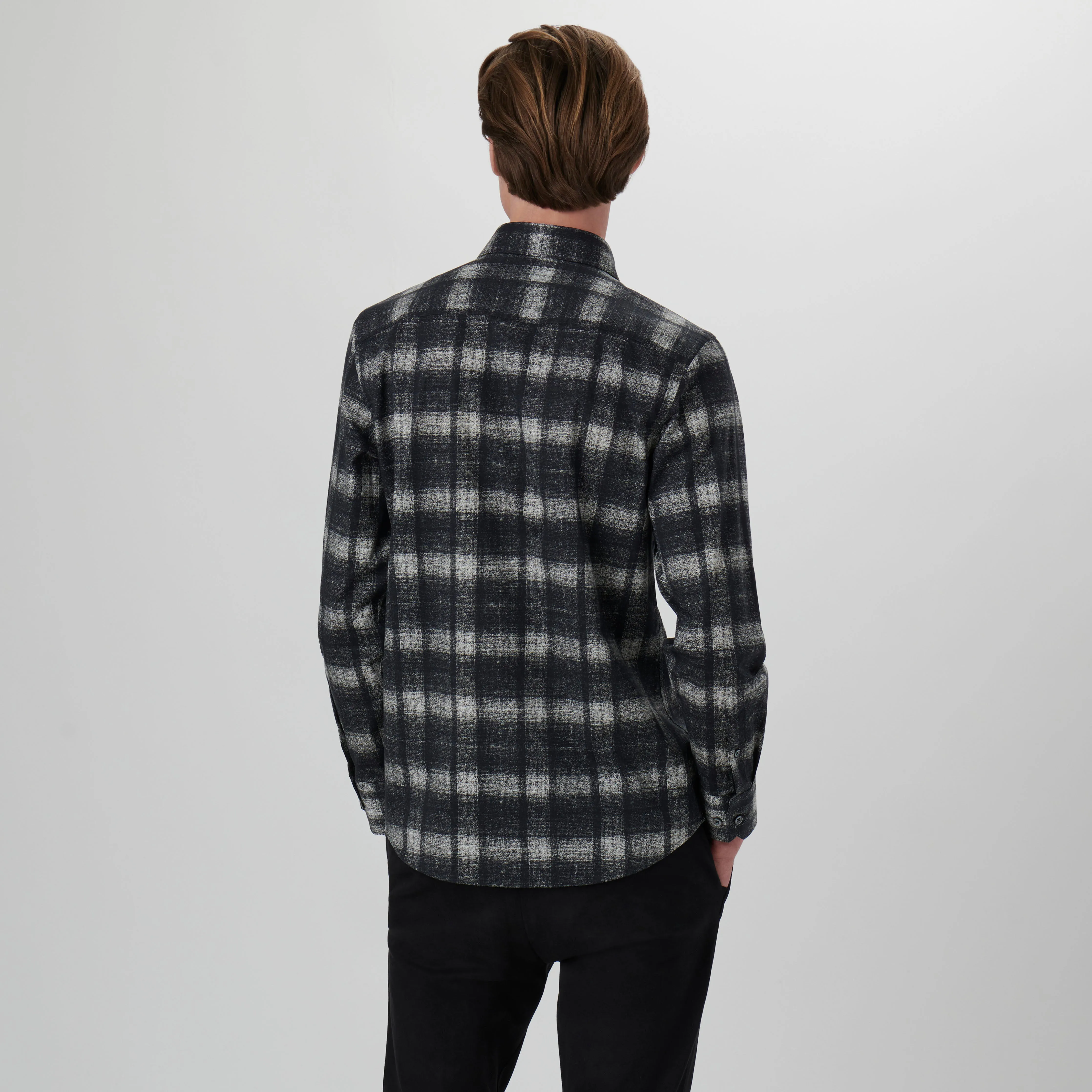 Axel Checkered Shirt sold by Bugatchi product image thumbnail 4