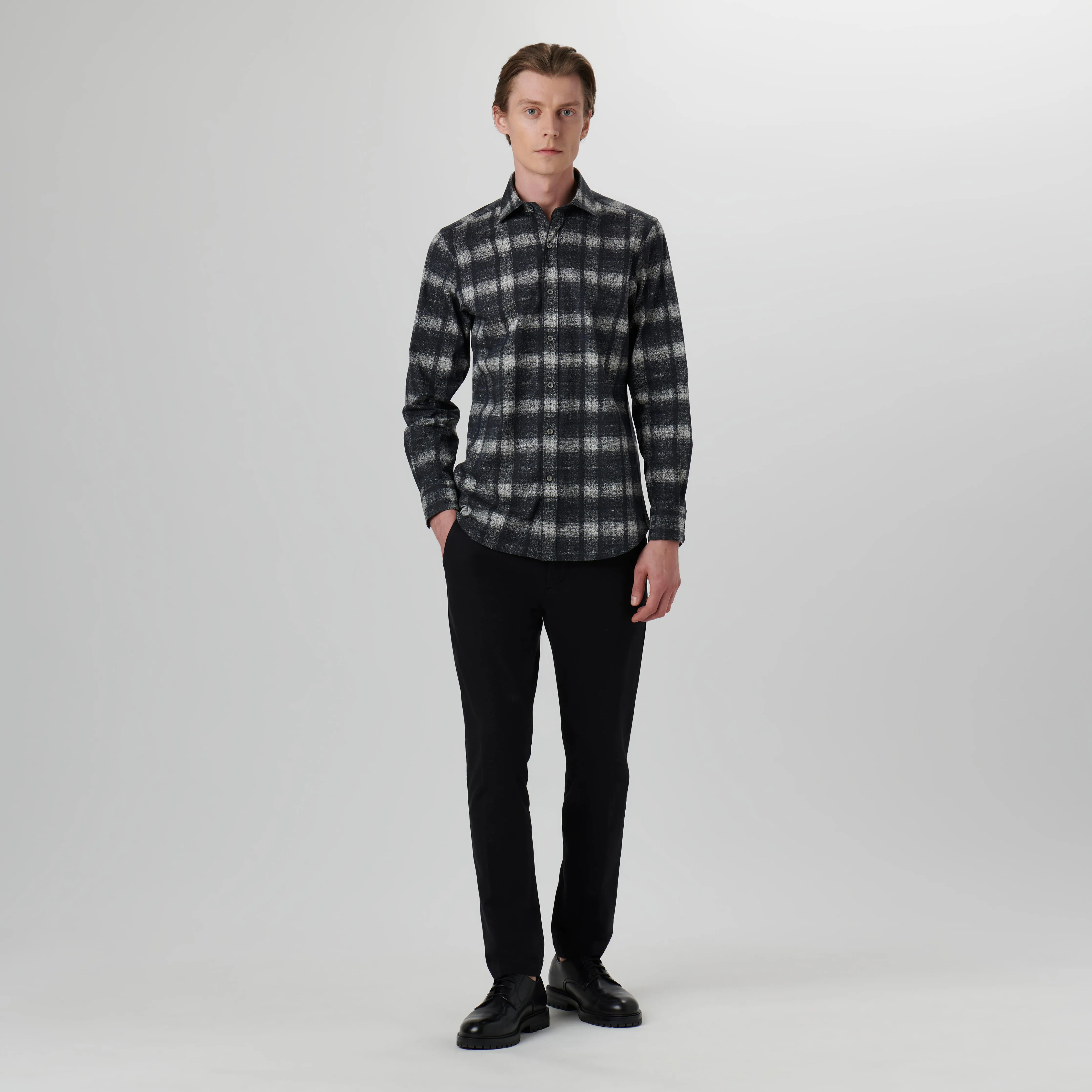 Axel Checkered Shirt sold by Bugatchi product image thumbnail 5