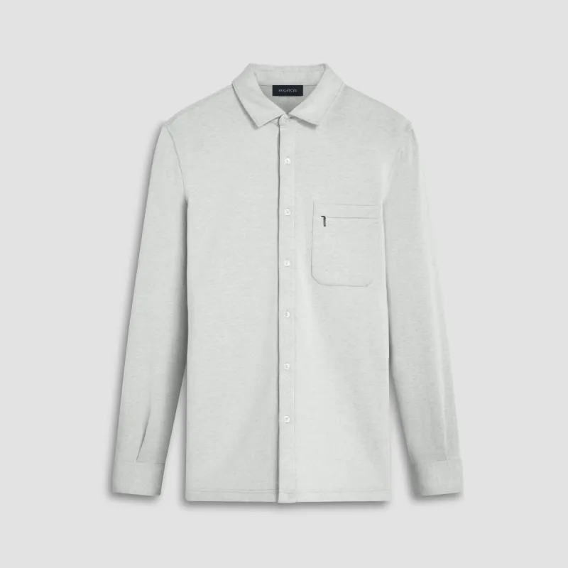 Knit Shirt Jacket sold by Bugatchi