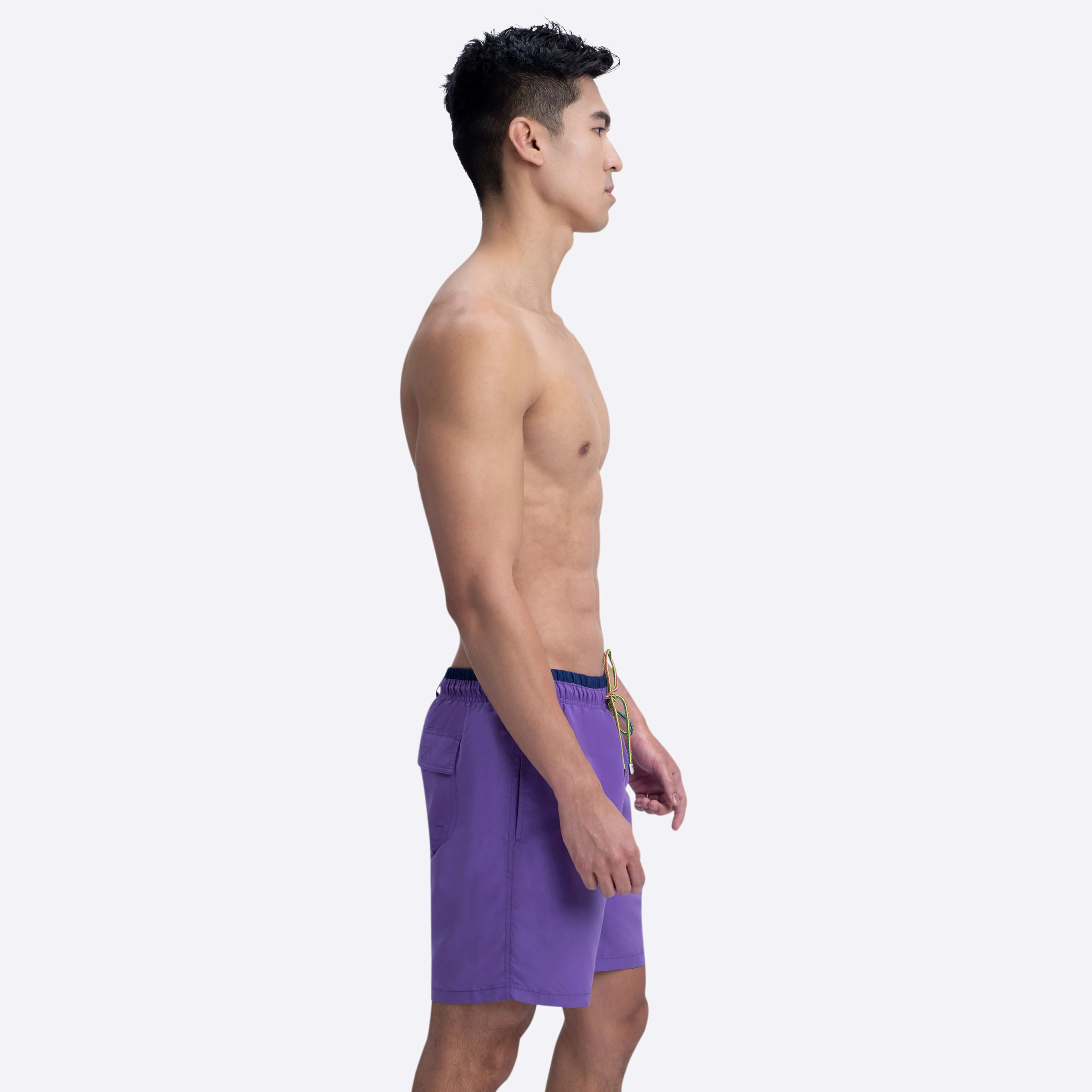 QUINN Solid Swim Trunks sold by Bugatchi product image thumbnail 3