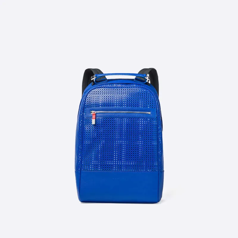 Nylon Backpack with Leather Trim sold by Bugatchi