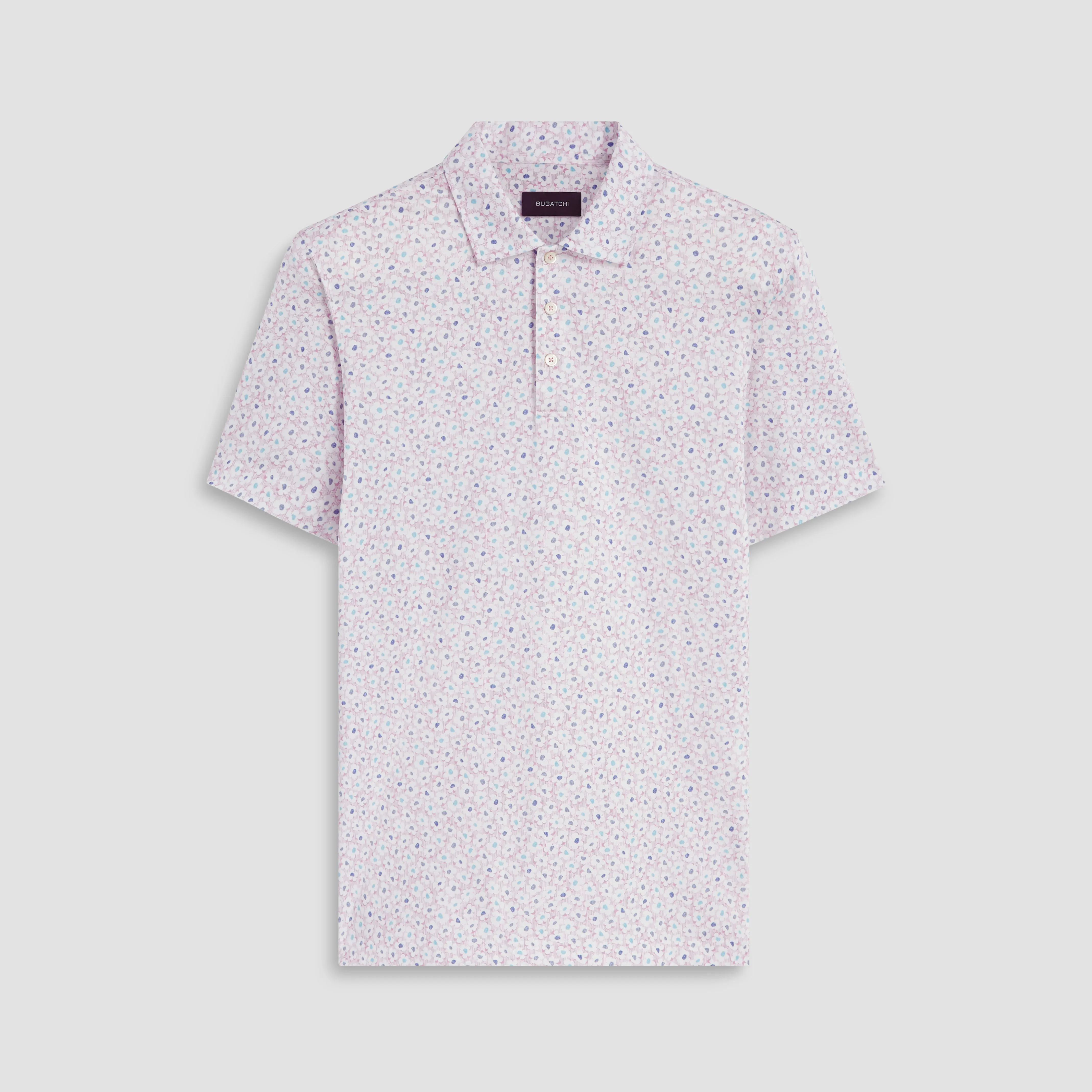 Victor Floral Print OoohCotton Polo sold by Bugatchi