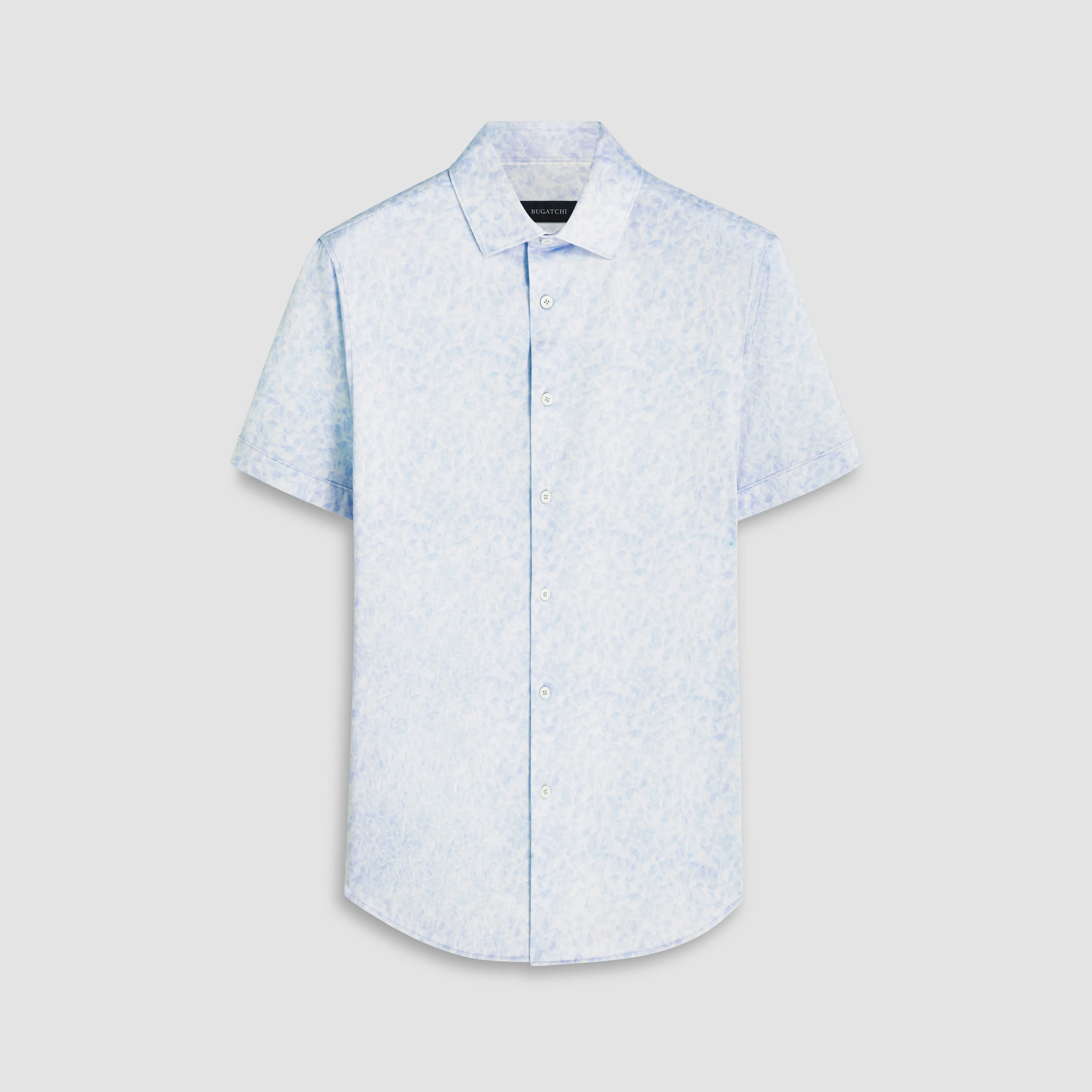 Miles Abstract OoohCotton Short Sleeve Shirt sold by Bugatchi