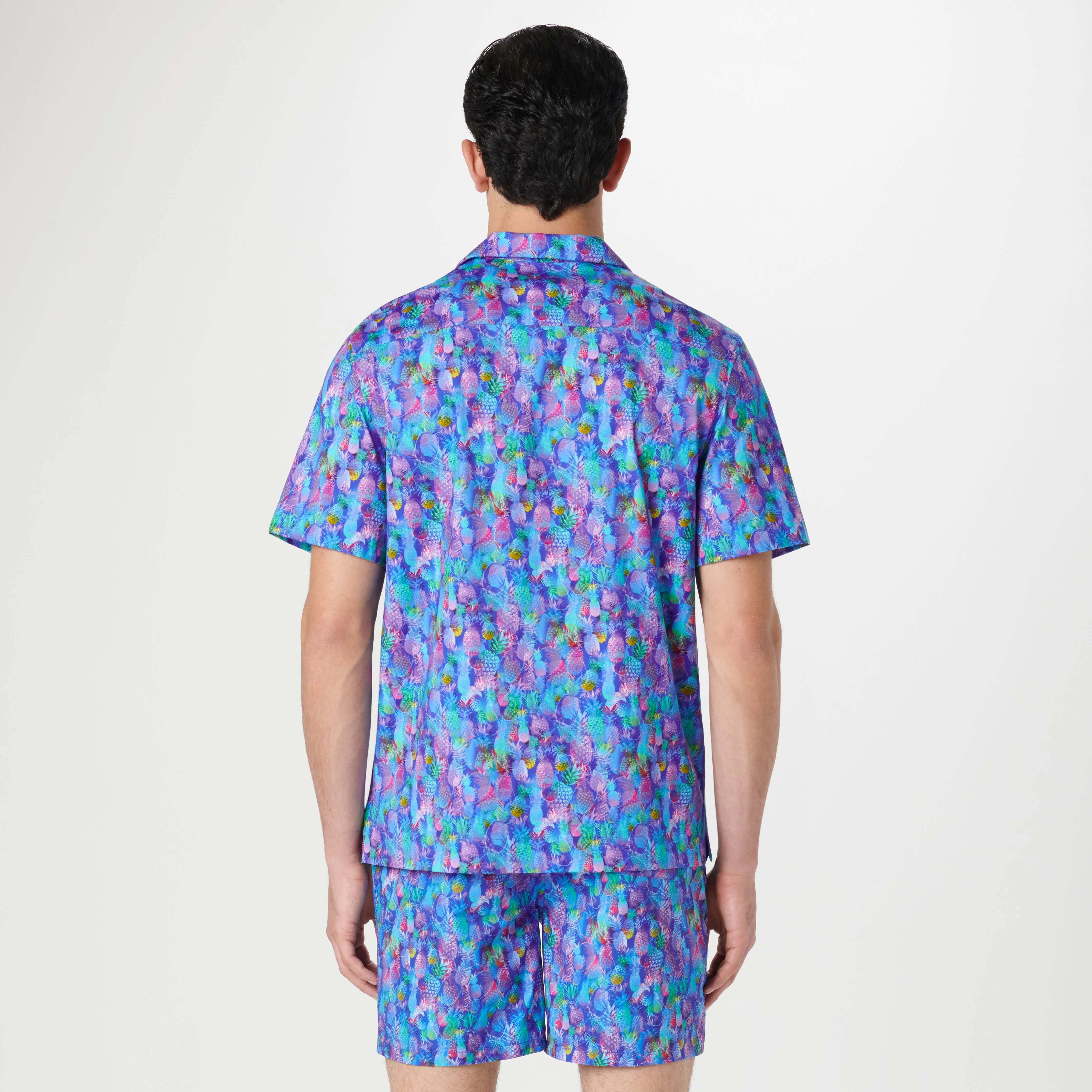 Cole Pineapple OoohCotton Camp Shirt sold by Bugatchi product image thumbnail 4