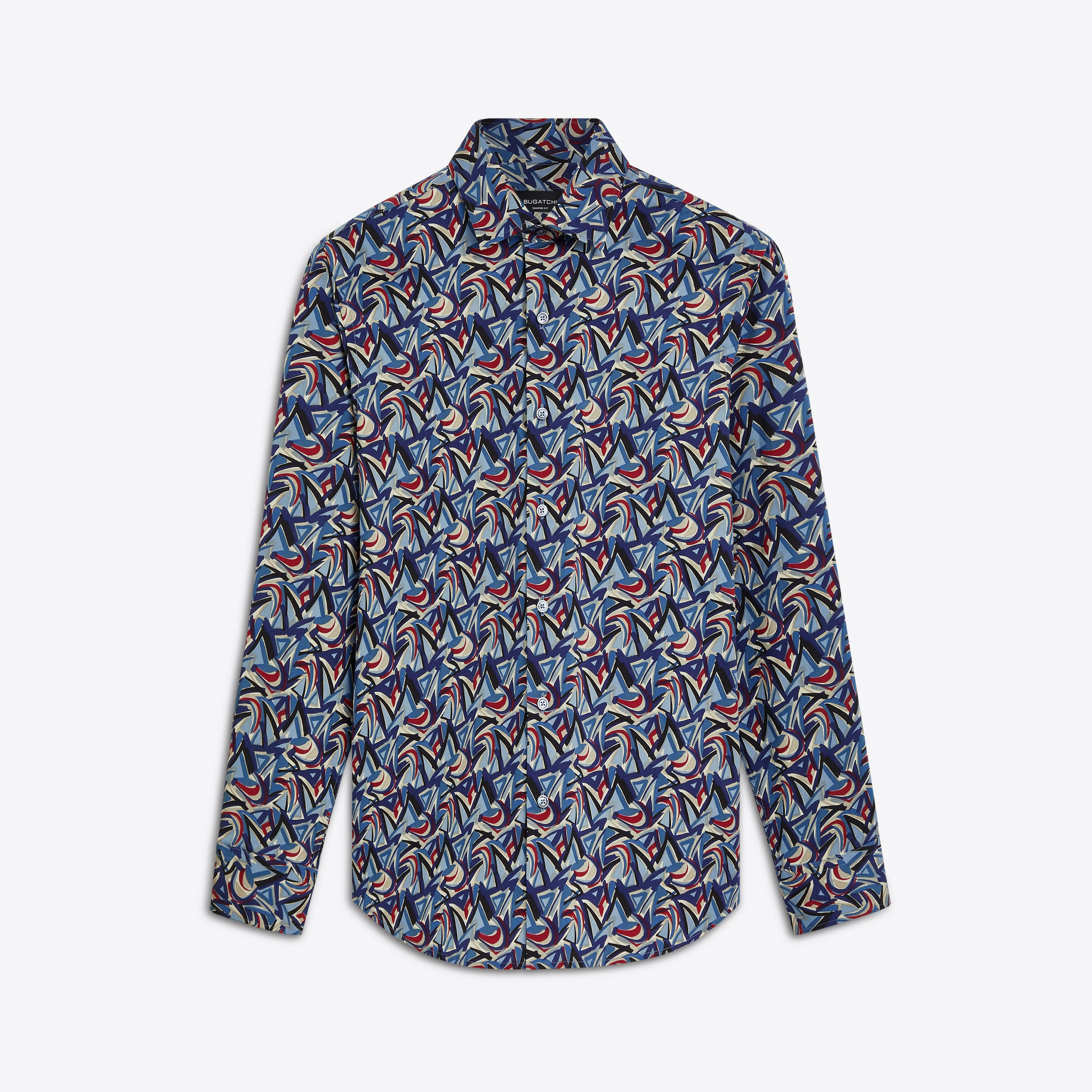JULIAN Abstract Print Shirt sold by Bugatchi