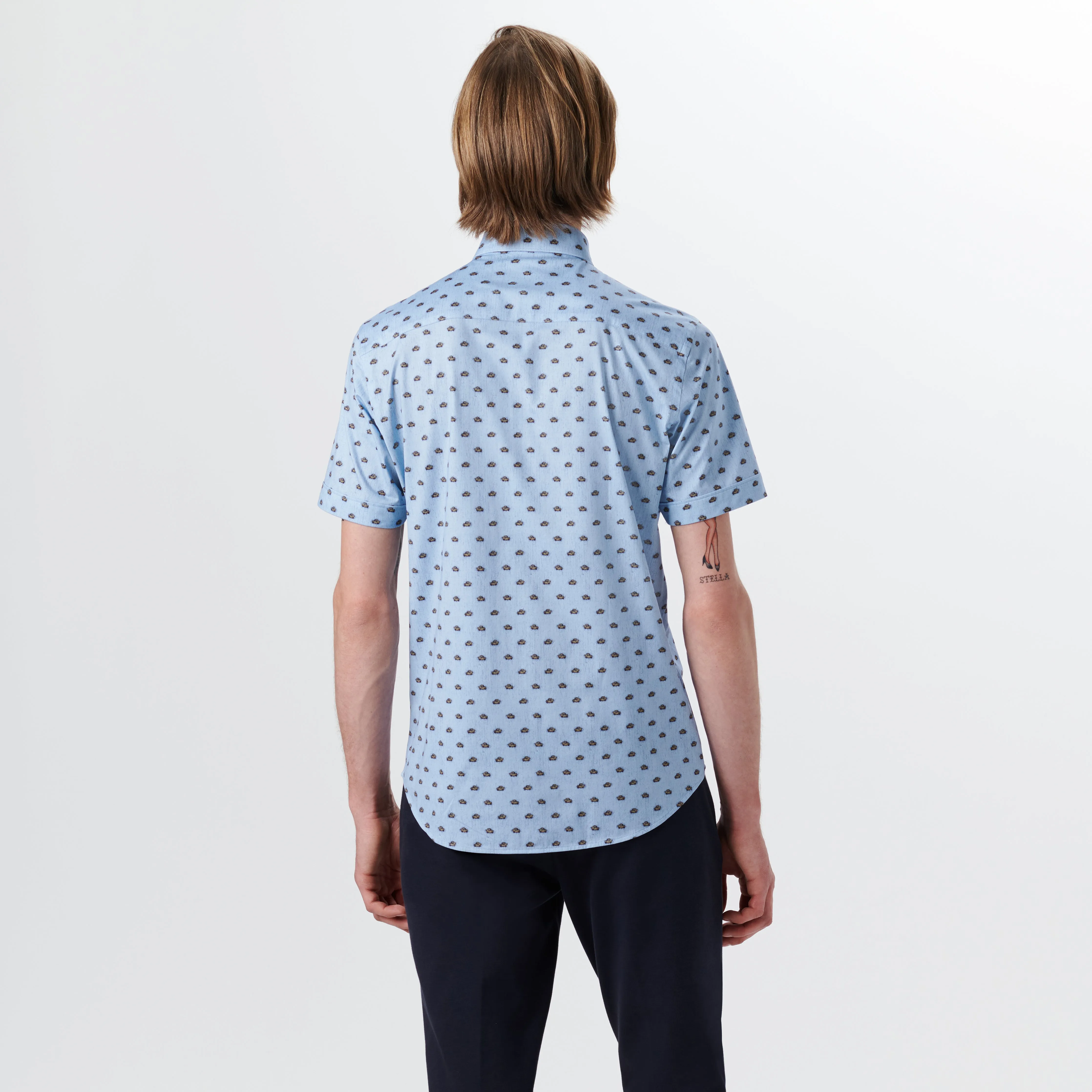 MILES Beetle Car Print OoohCotton Short Sleeve Shirt sold by Bugatchi product image thumbnail 4