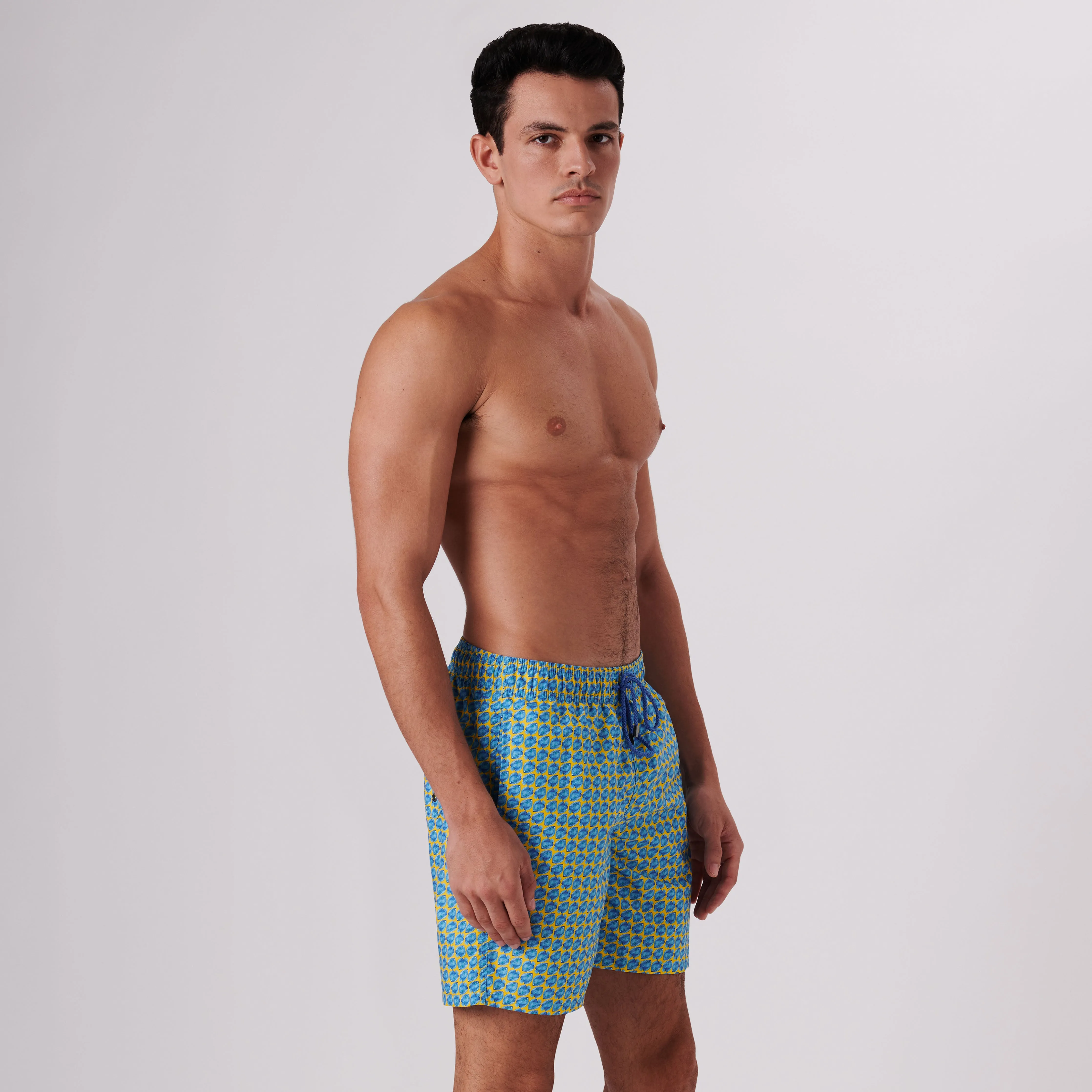 Cosmo Fish Swim Trunks sold by Bugatchi product image thumbnail 4