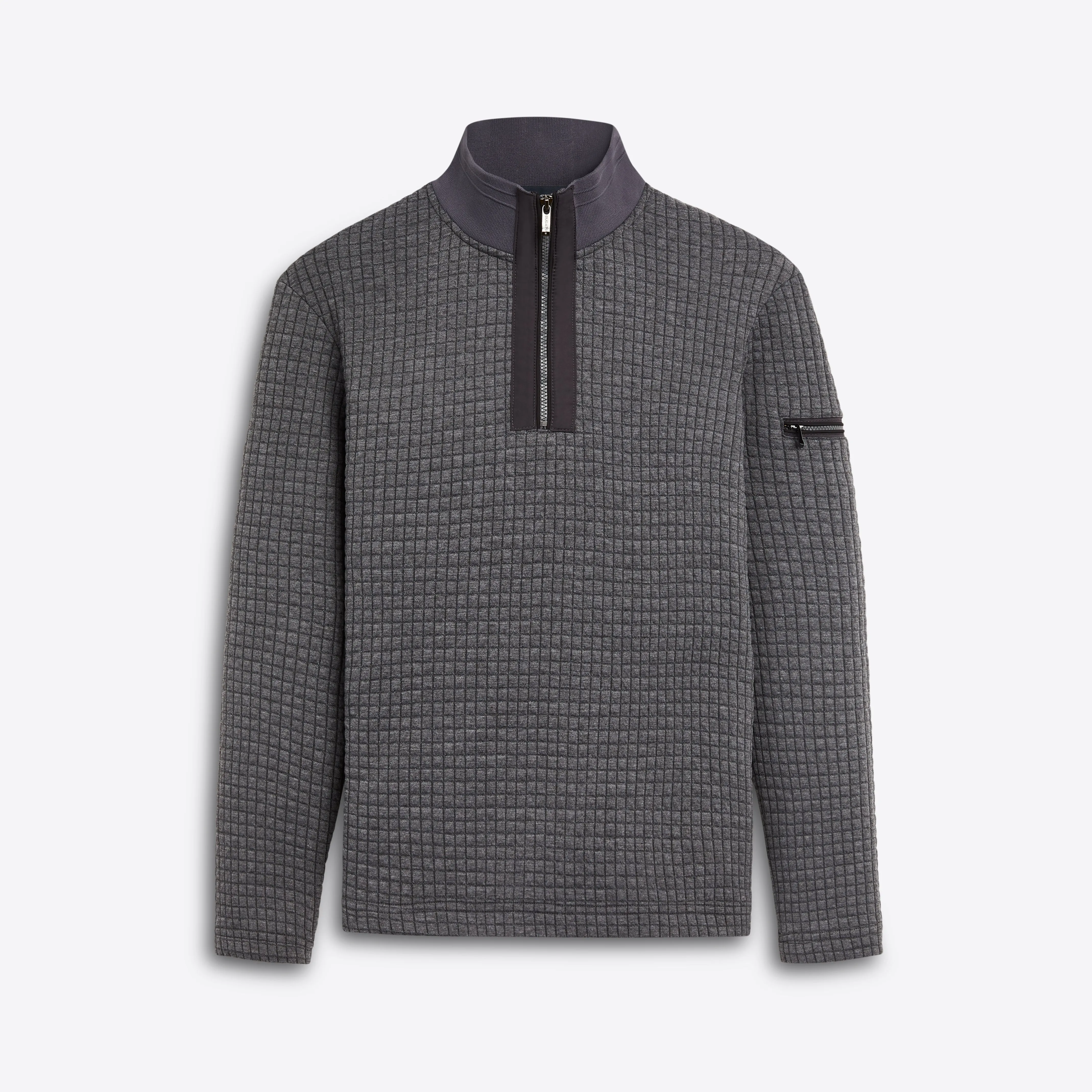 Long Sleeve Quarter Zip Pullover sold by Bugatchi