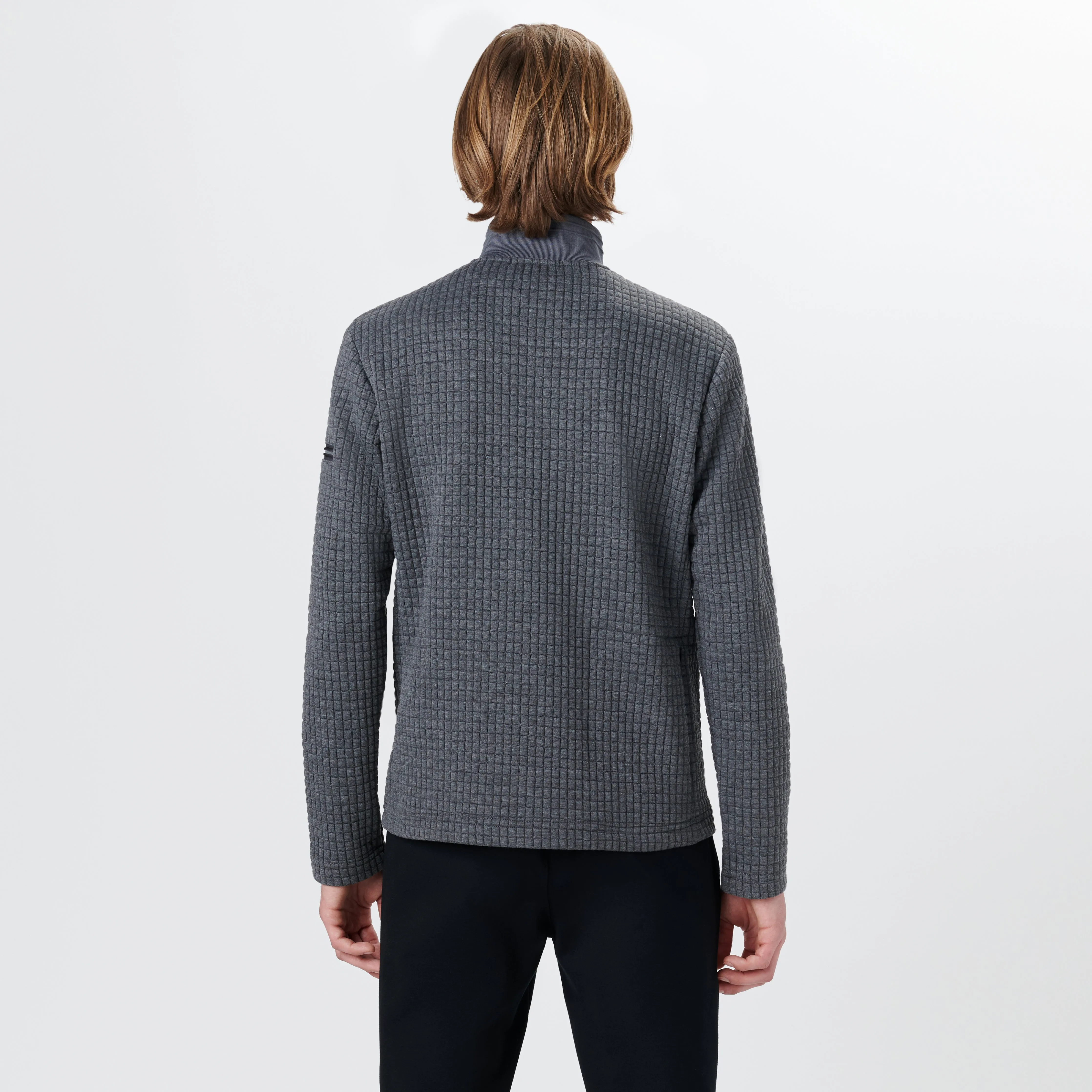 Long Sleeve Quarter Zip Pullover sold by Bugatchi product image thumbnail 4