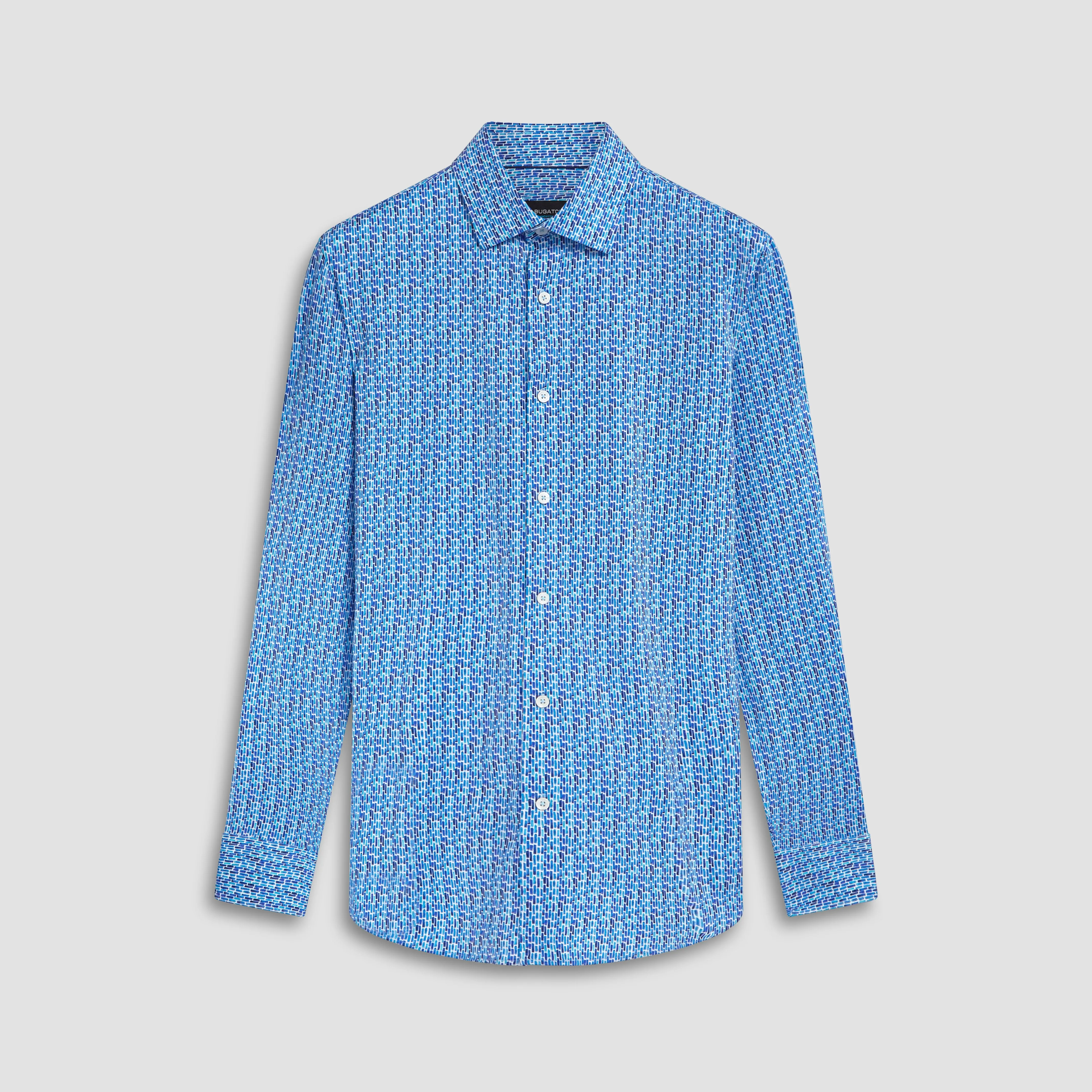 James Abstract Print OoohCotton Shirt sold by Bugatchi