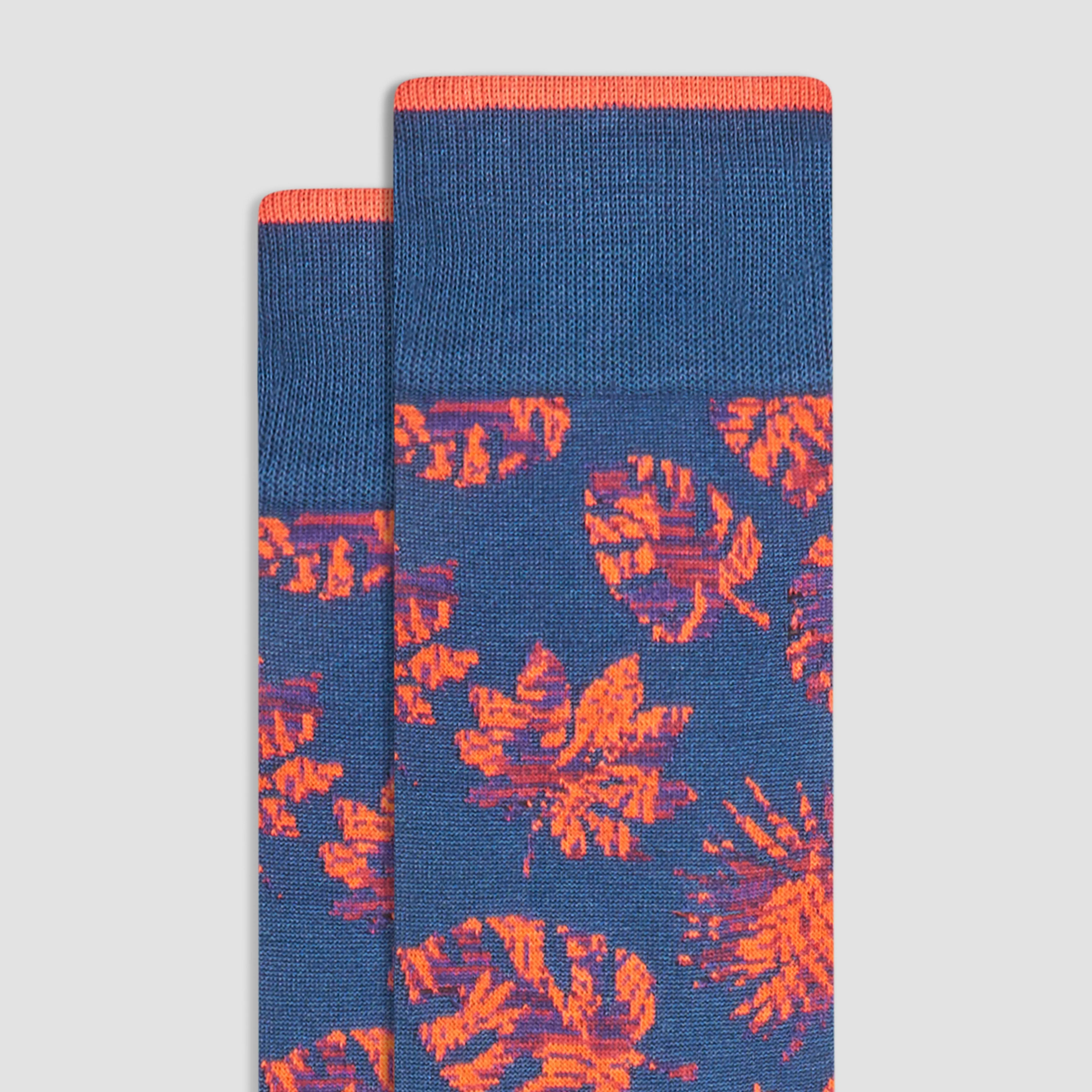 Leaves Mid-Calf Socks sold by Bugatchi product image thumbnail 2