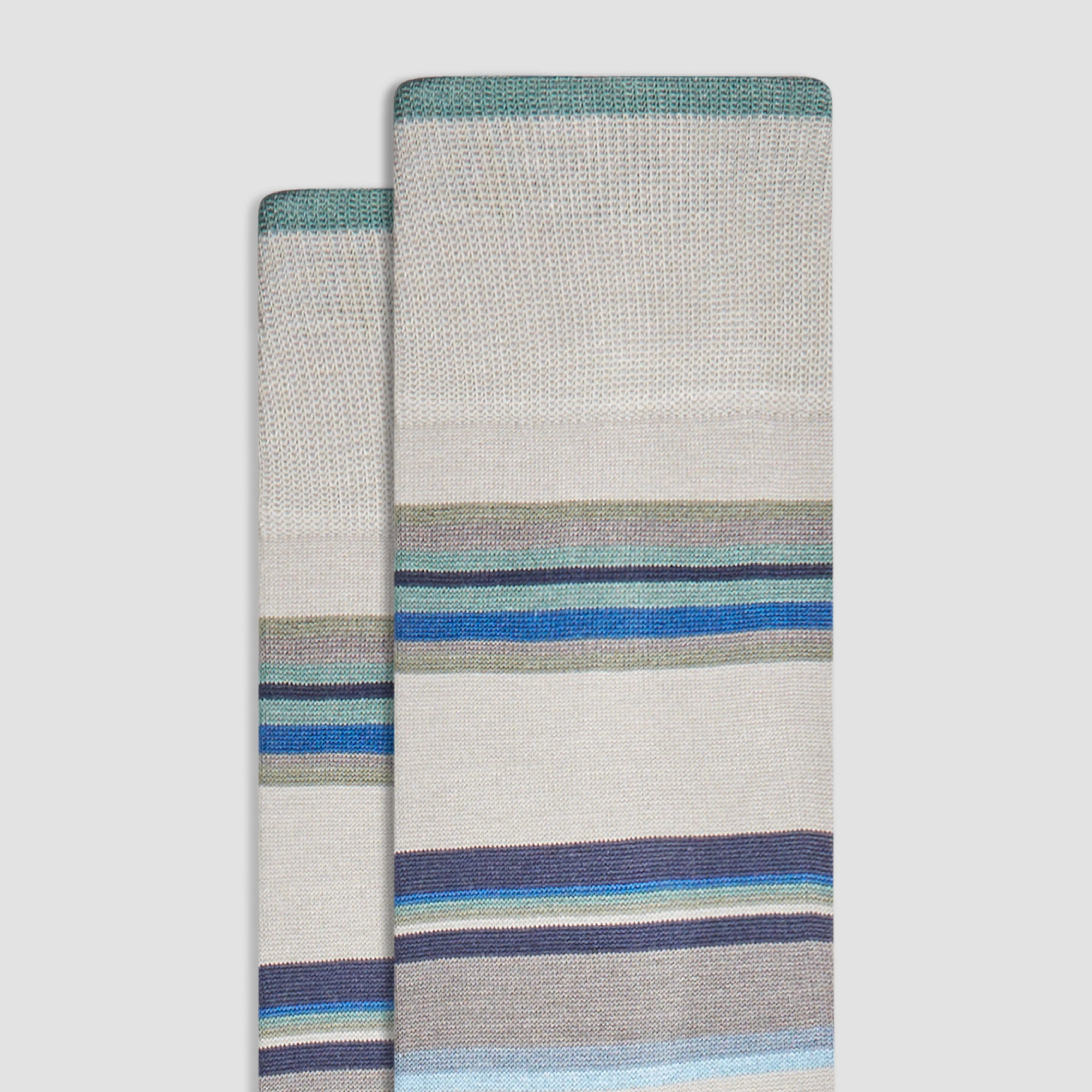 Striped Mid-Calf Socks sold by Bugatchi product image thumbnail 2