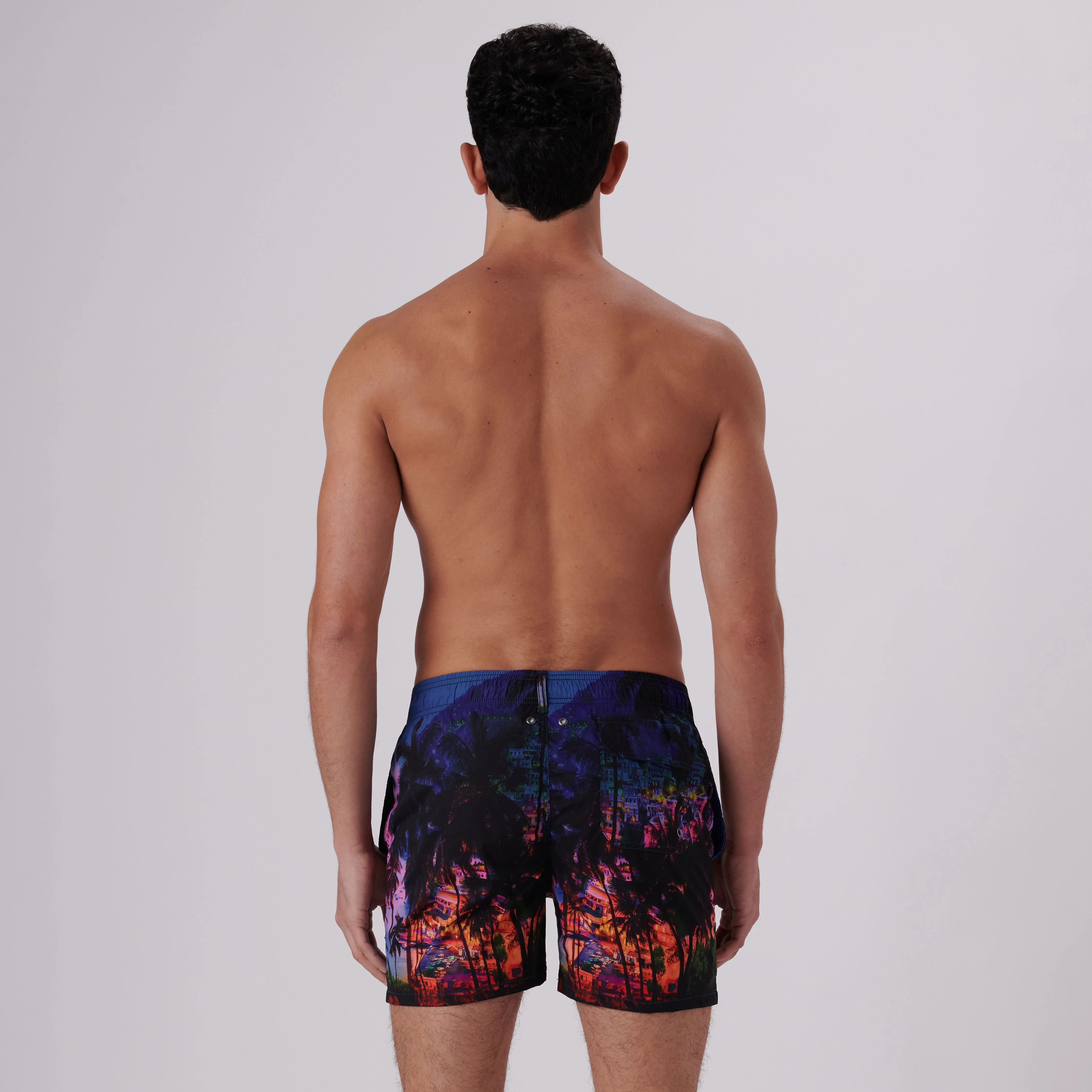 Archer Tropical Dusk Swim Trunks sold by Bugatchi product image thumbnail 5