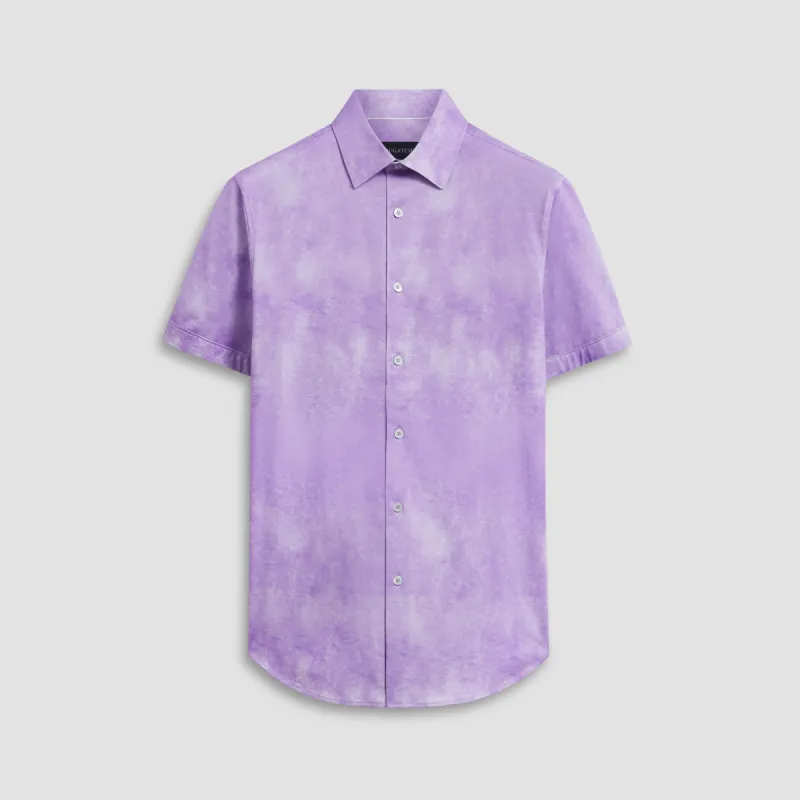 Miles Ombre OoohCotton Short Sleeve Shirt sold by Bugatchi