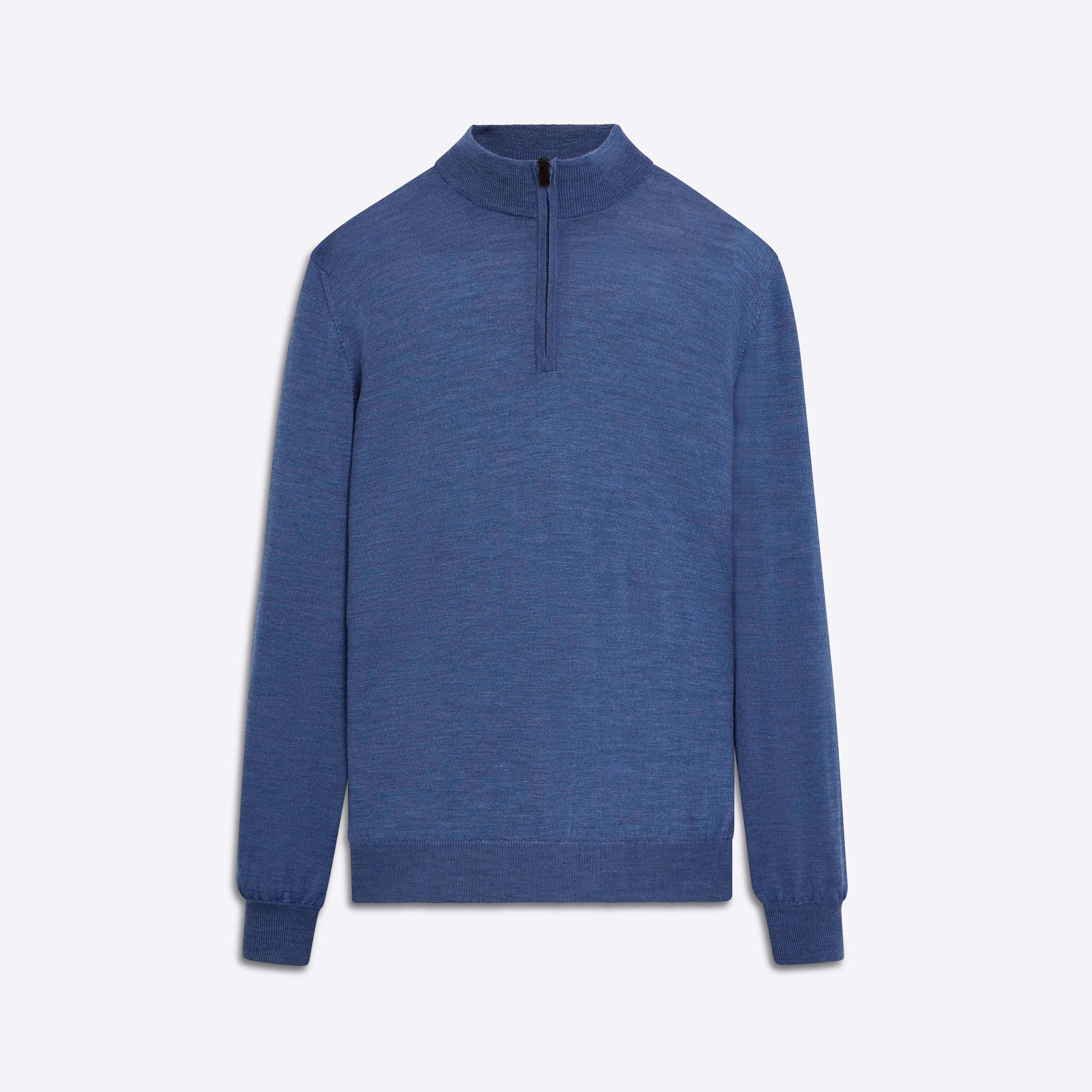 Super Merino Solid Quarter Zip Sweater sold by Bugatchi