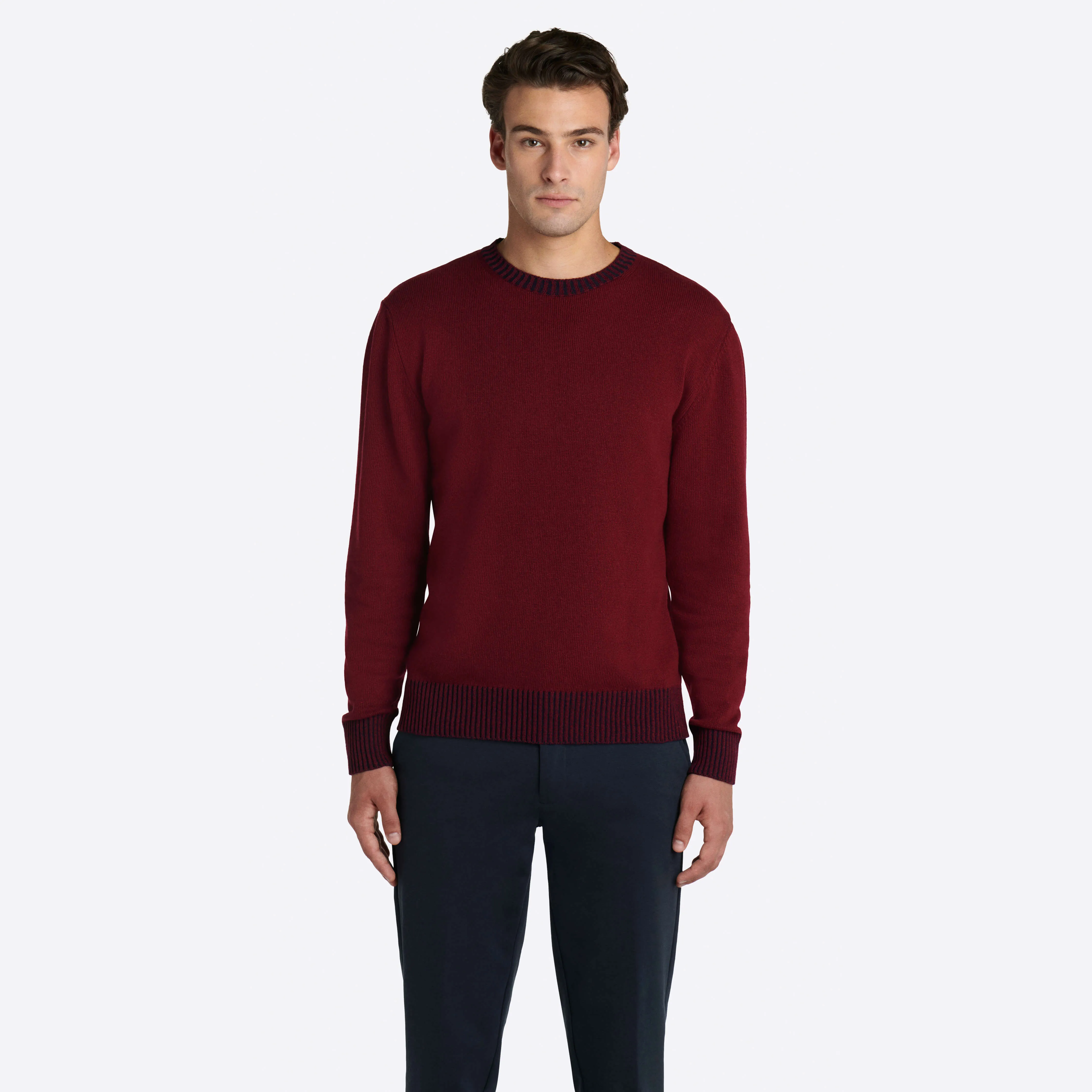 Solid Crew Neck Sweater sold by Bugatchi product image thumbnail 2