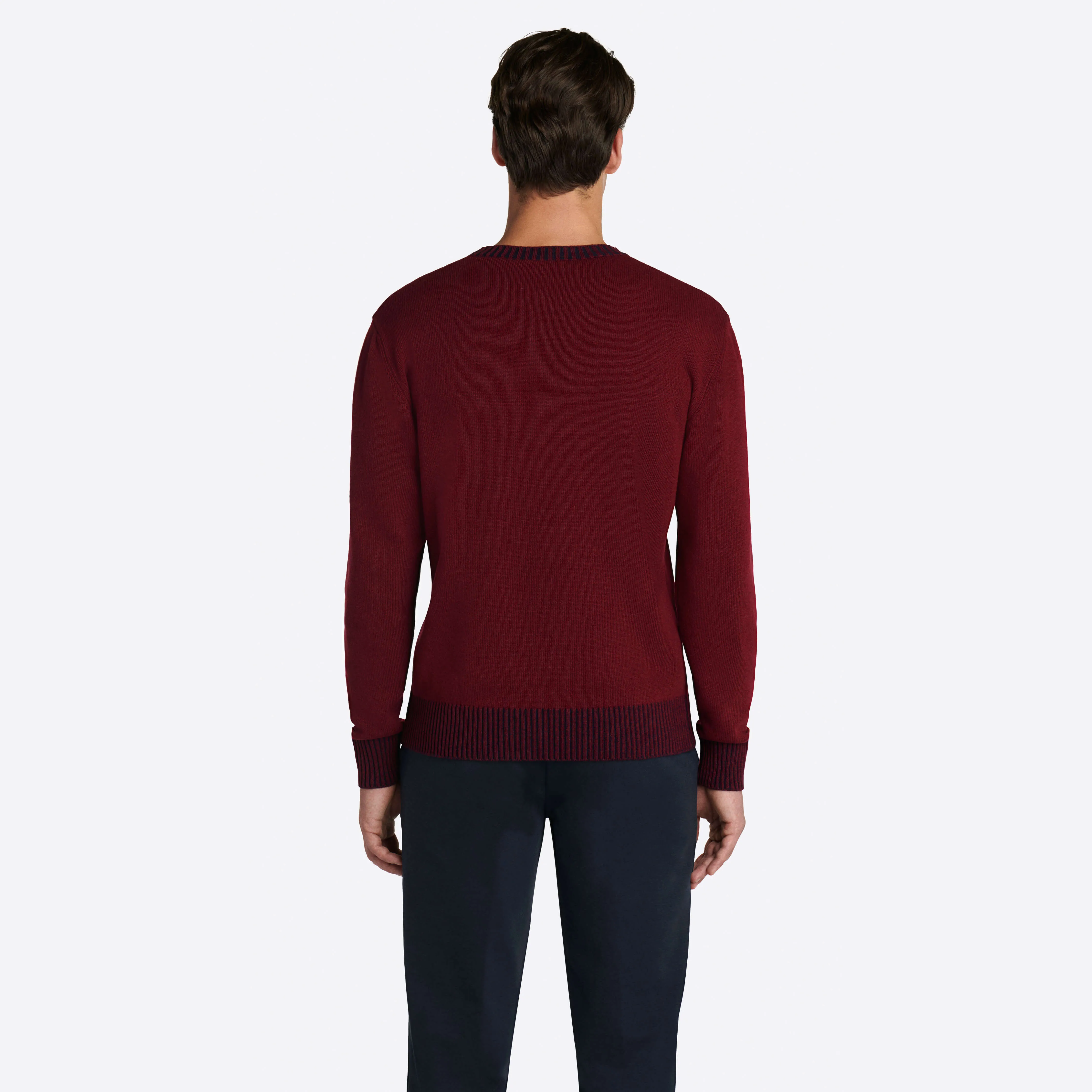 Solid Crew Neck Sweater sold by Bugatchi product image thumbnail 5