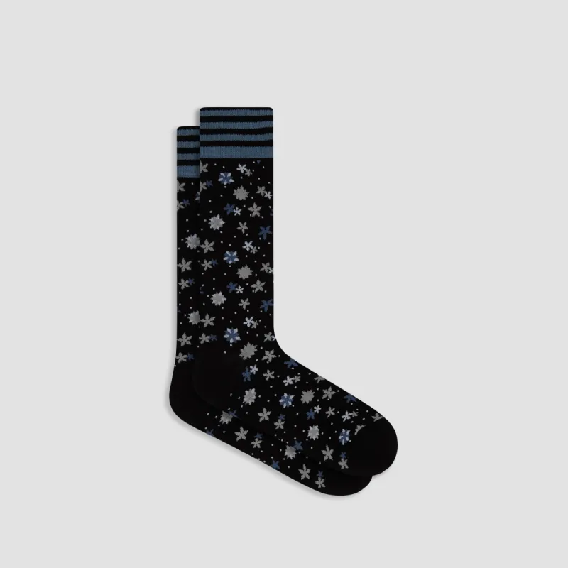 Abstract Mid-Calf Socks sold by Bugatchi