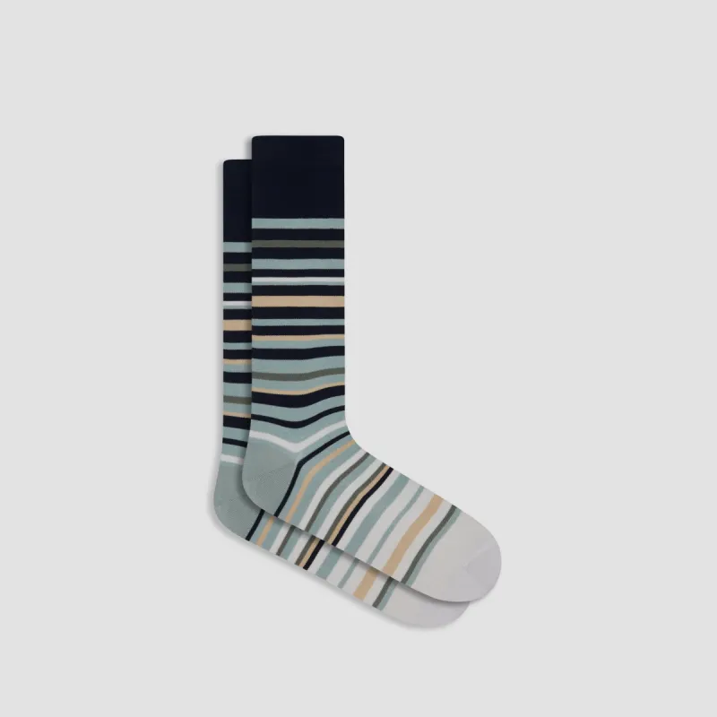 Striped Mid-Calf Socks sold by Bugatchi