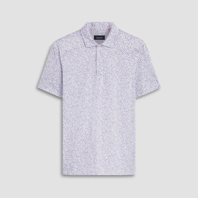Victor Floral Print OoohCotton Polo made by Bugatchi