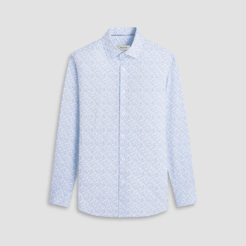 James Chevron OoohCotton Shirt sold by Bugatchi