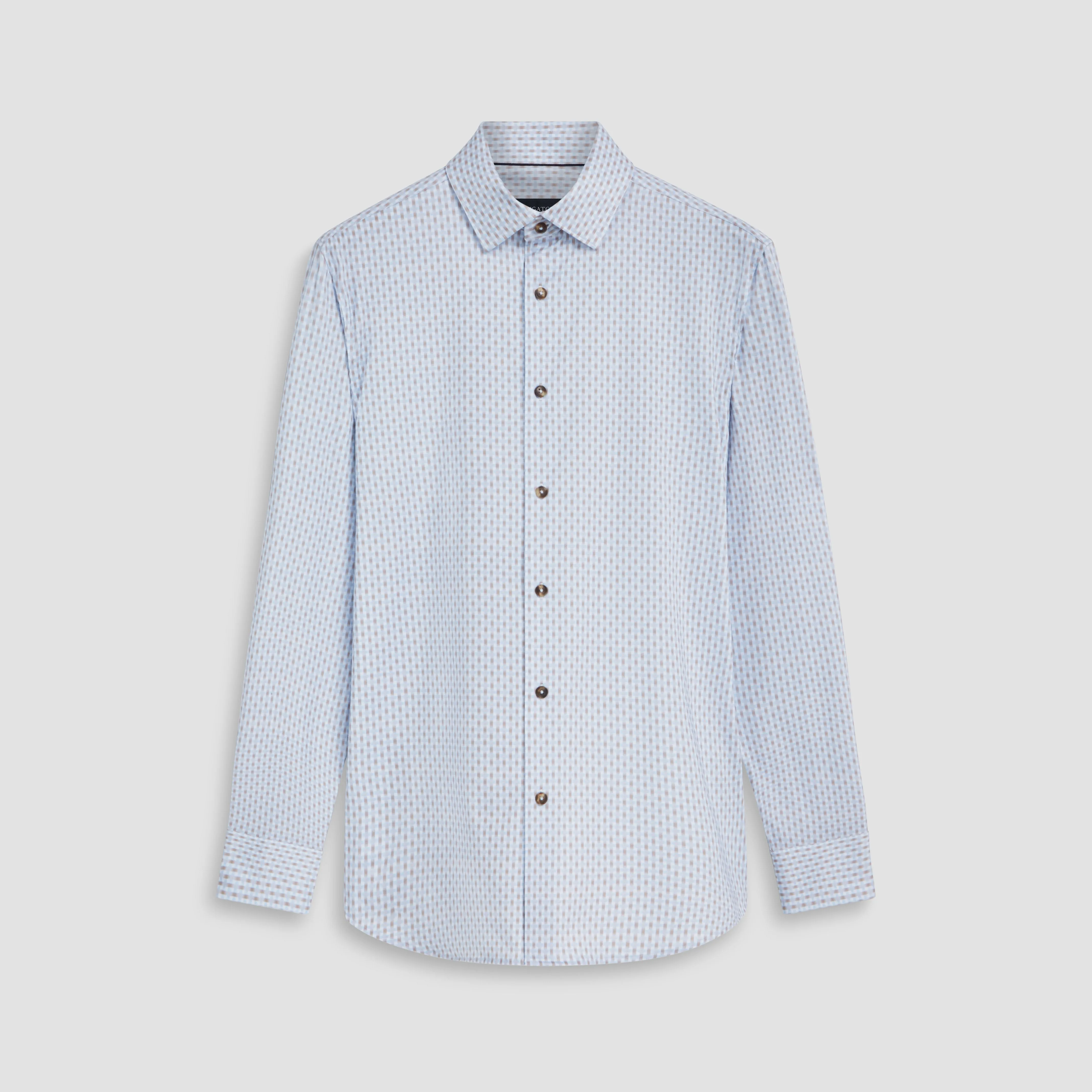 James Basketweave OoohCotton Shirt sold by Bugatchi