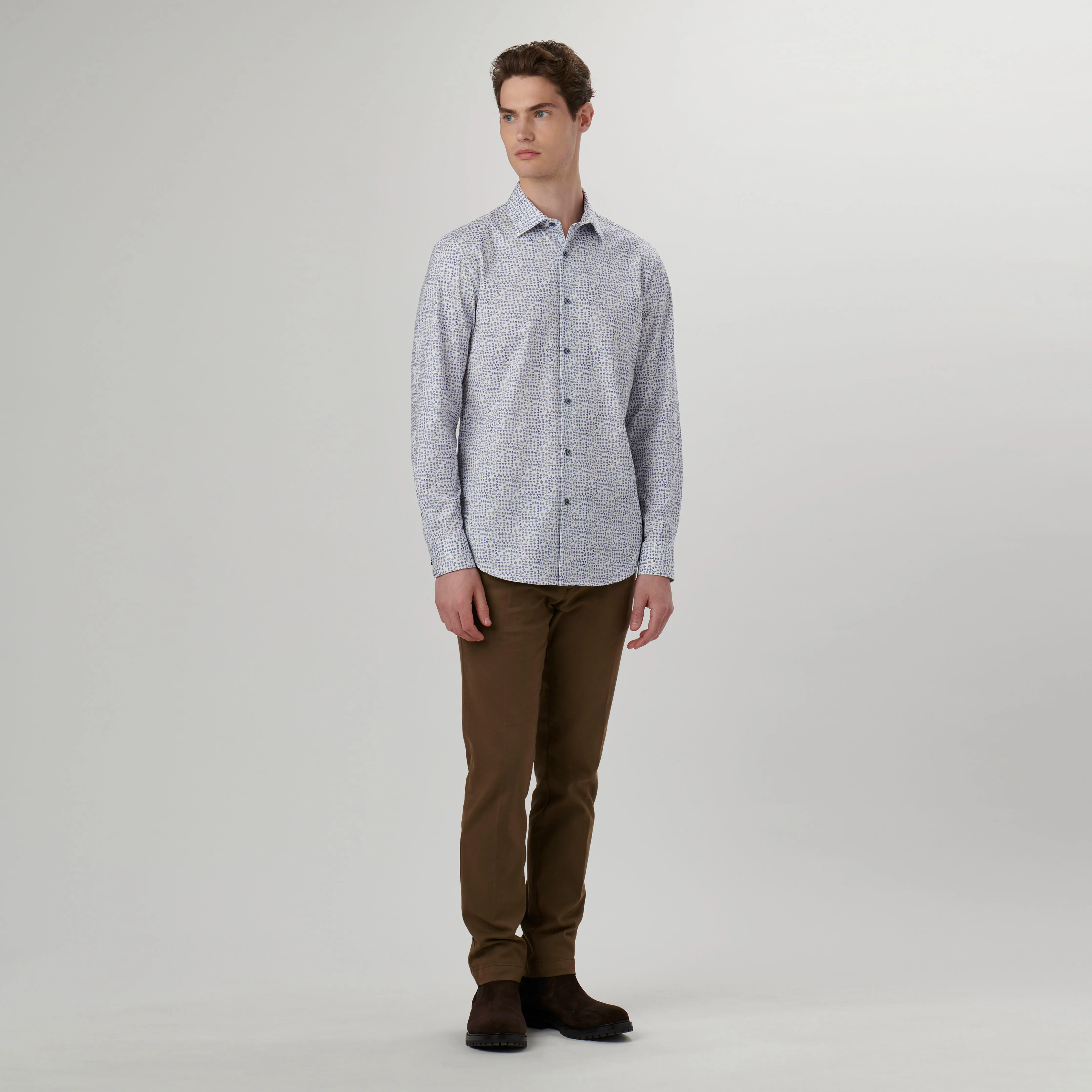 James Floral Print OoohCotton Shirt sold by Bugatchi product image thumbnail 5