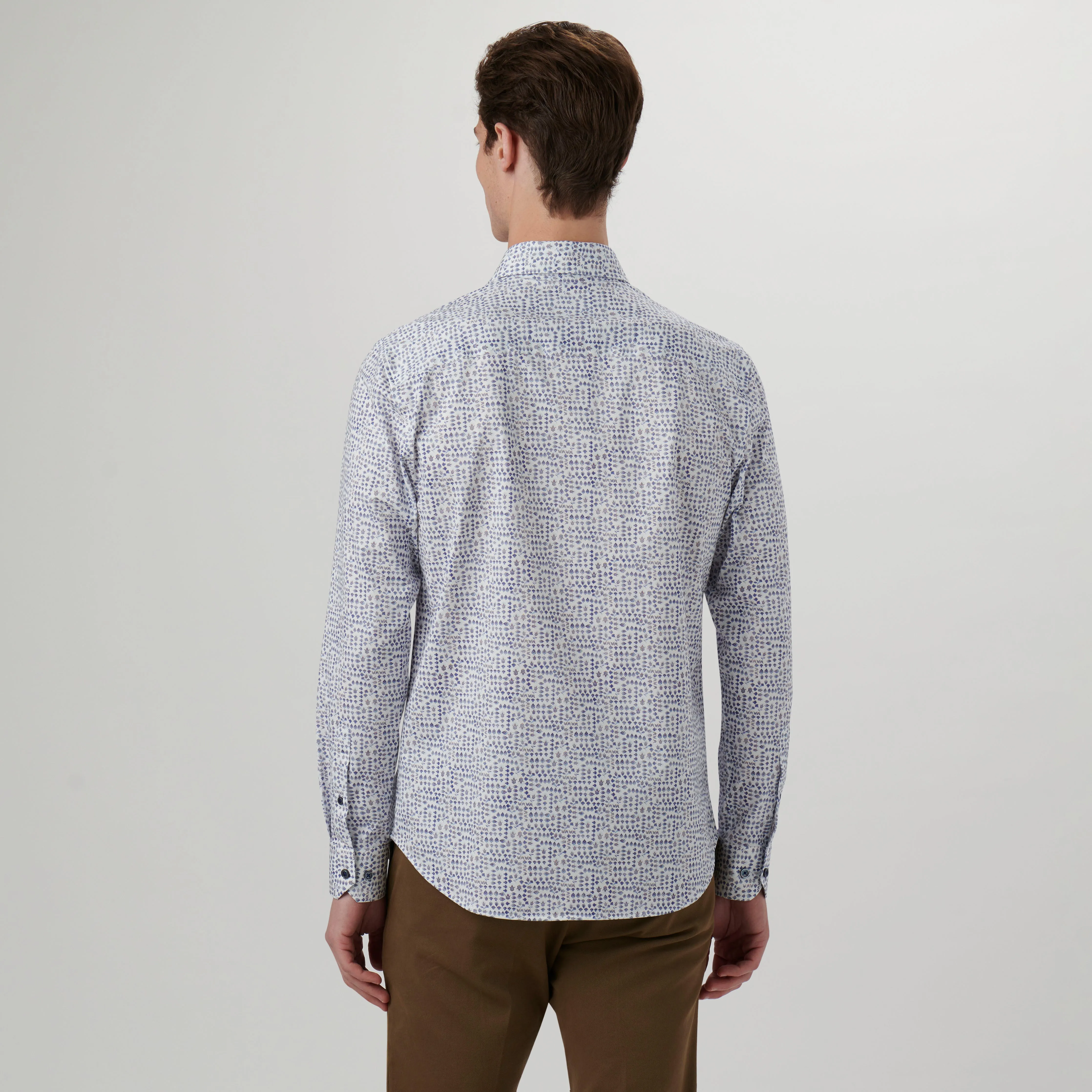 James Floral Print OoohCotton Shirt sold by Bugatchi product image thumbnail 4