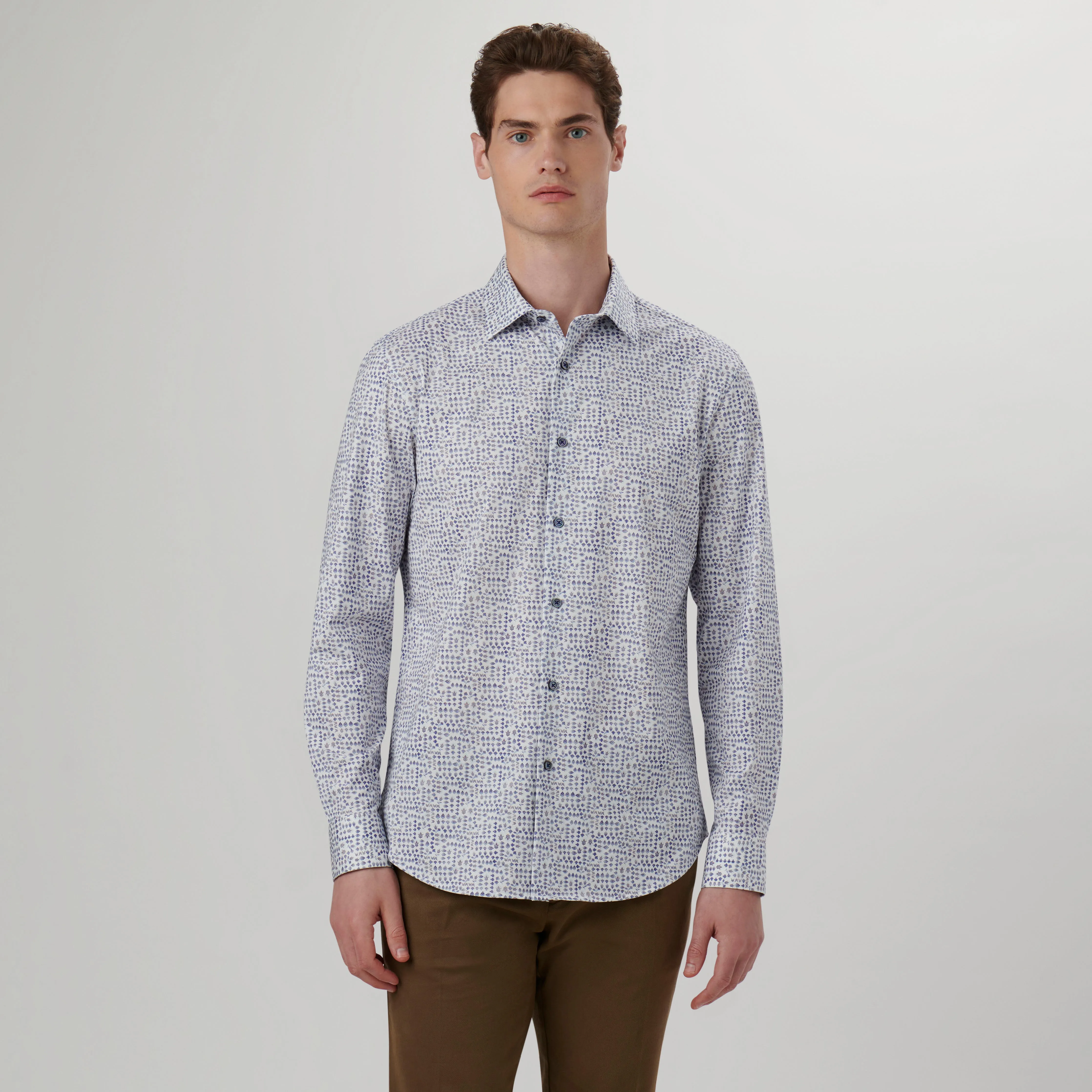 James Floral Print OoohCotton Shirt sold by Bugatchi product image thumbnail 2