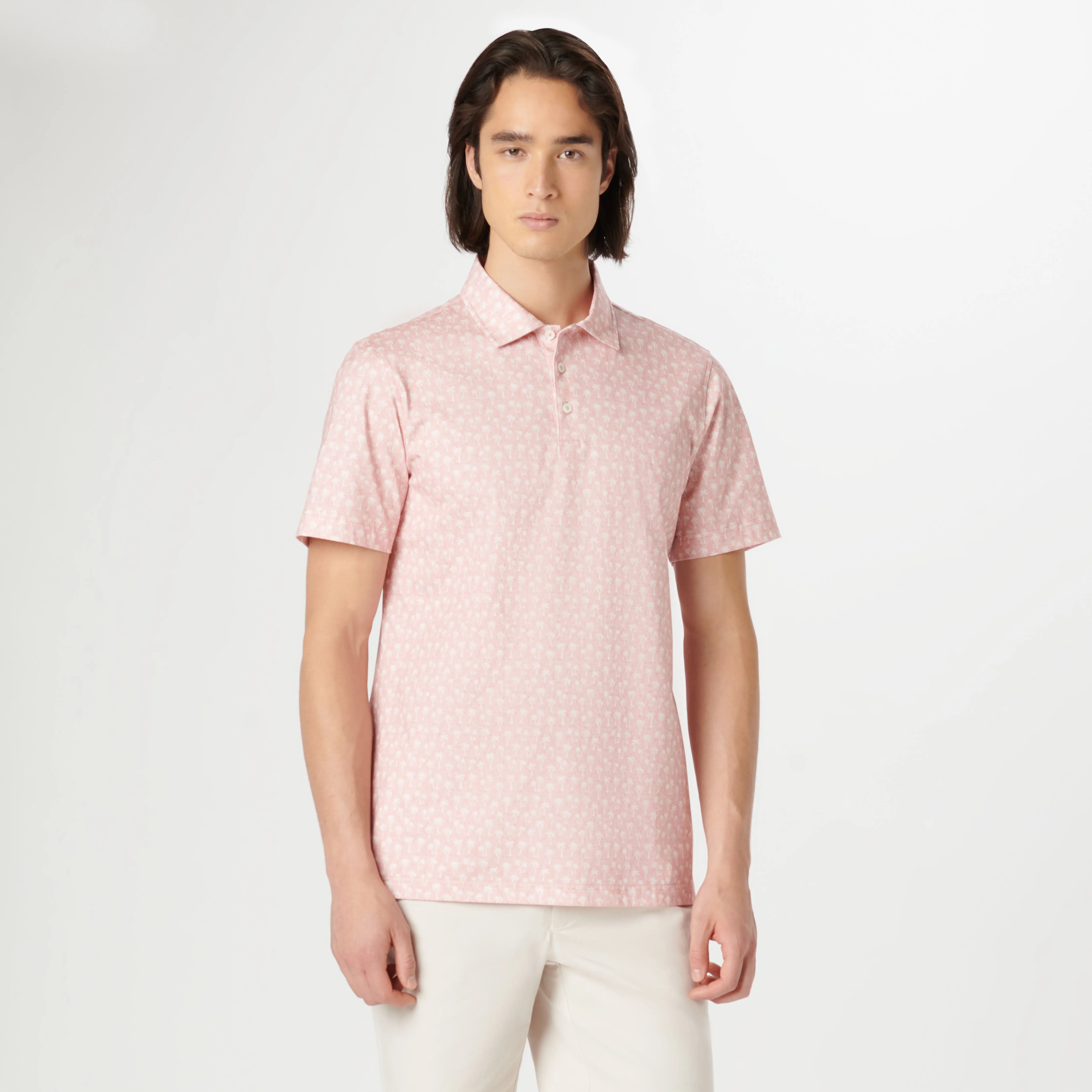 Victor Palm Tree OoohCotton Polo sold by Bugatchi product image thumbnail 2