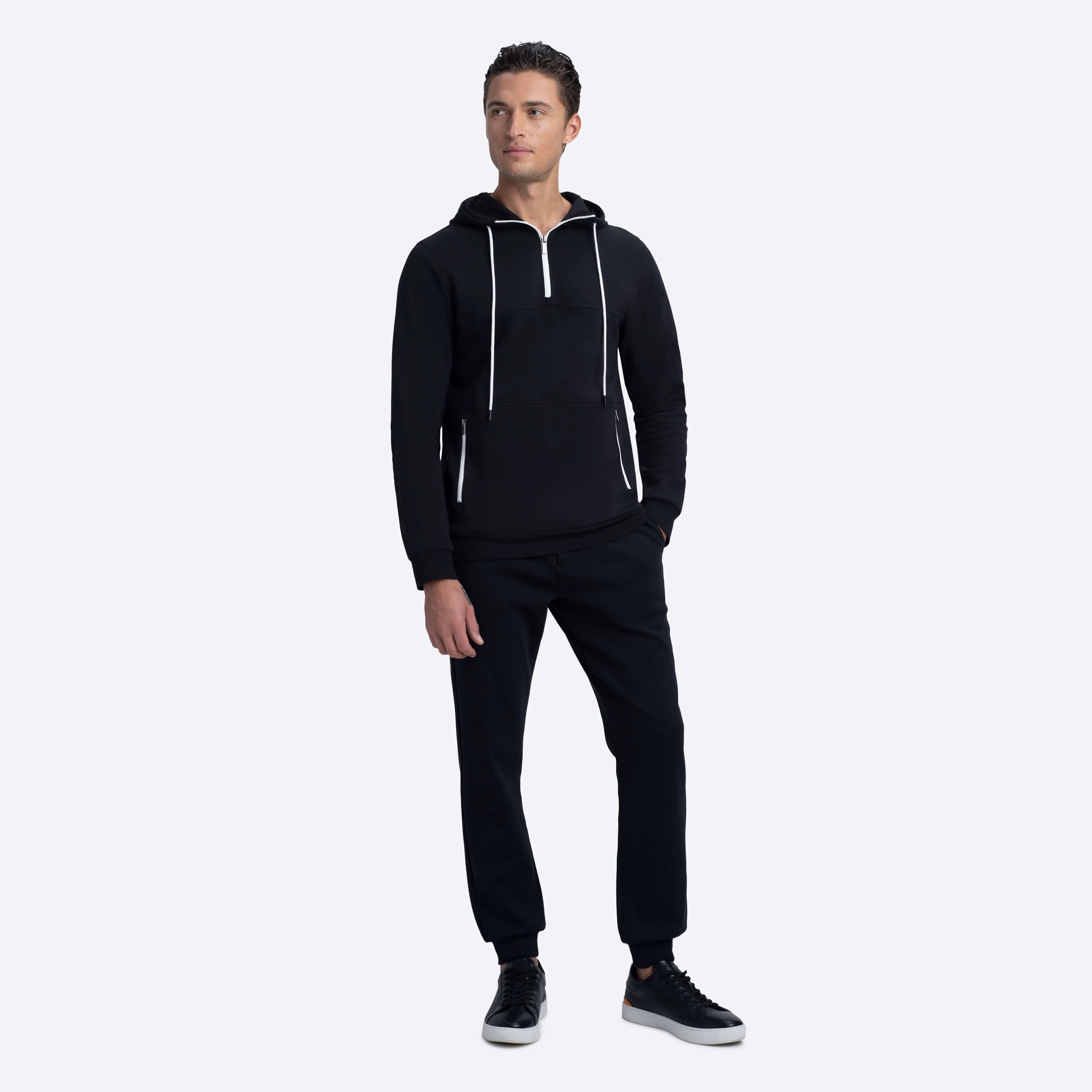 Quarter Zip Hoodie sold by Bugatchi product image thumbnail 5