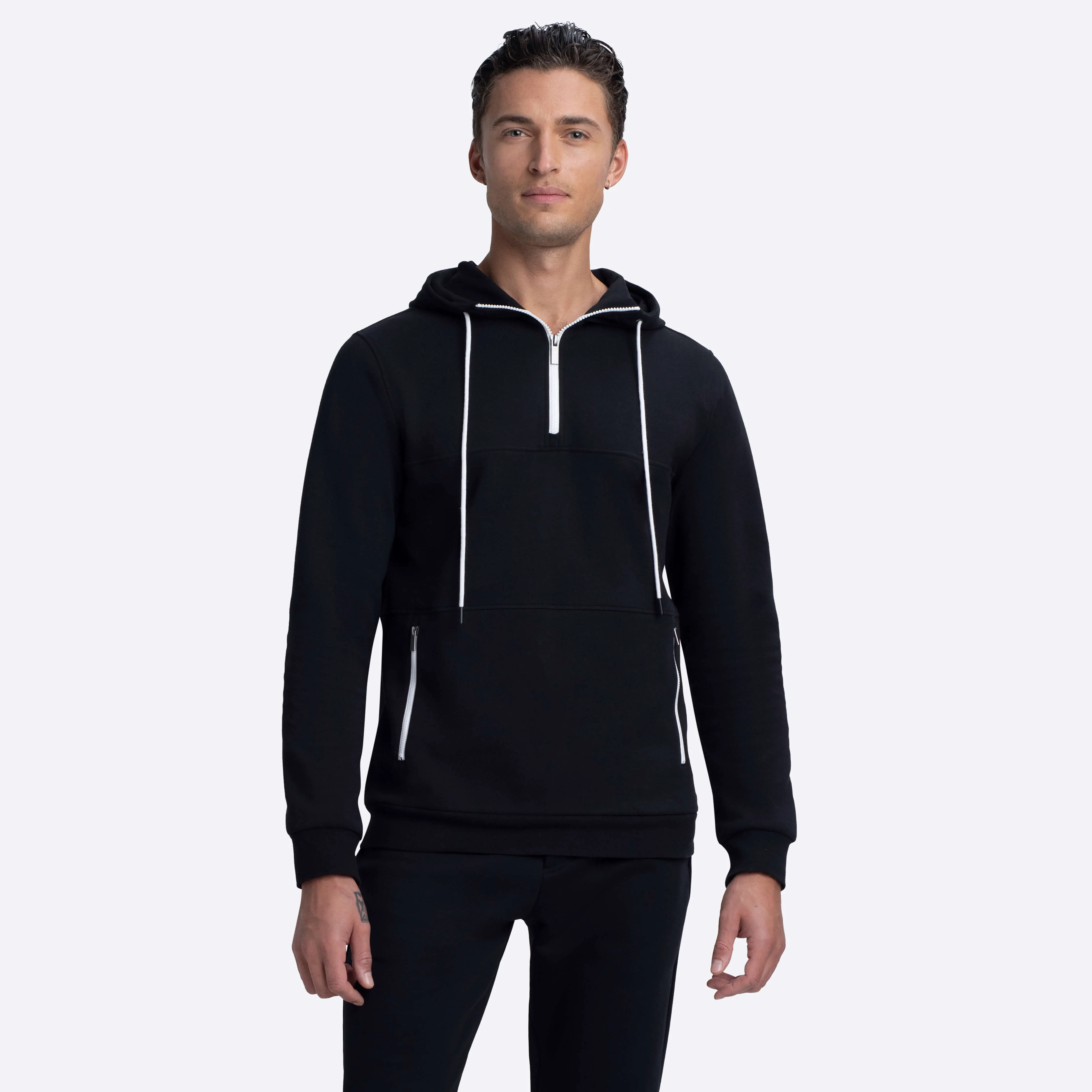 Quarter Zip Hoodie sold by Bugatchi product image thumbnail 2