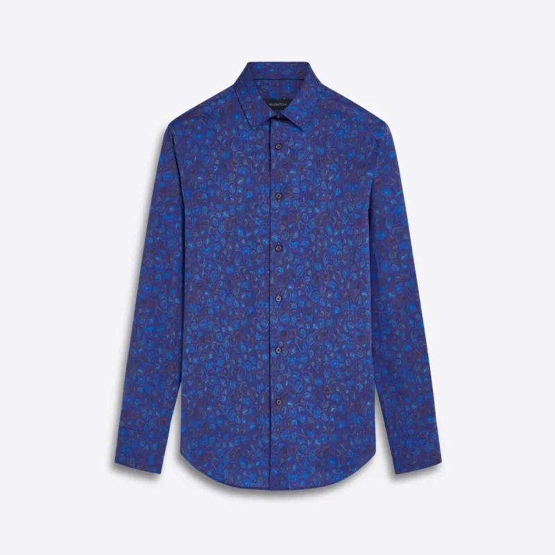 JULIAN Abstract Print Shirt sold by Bugatchi