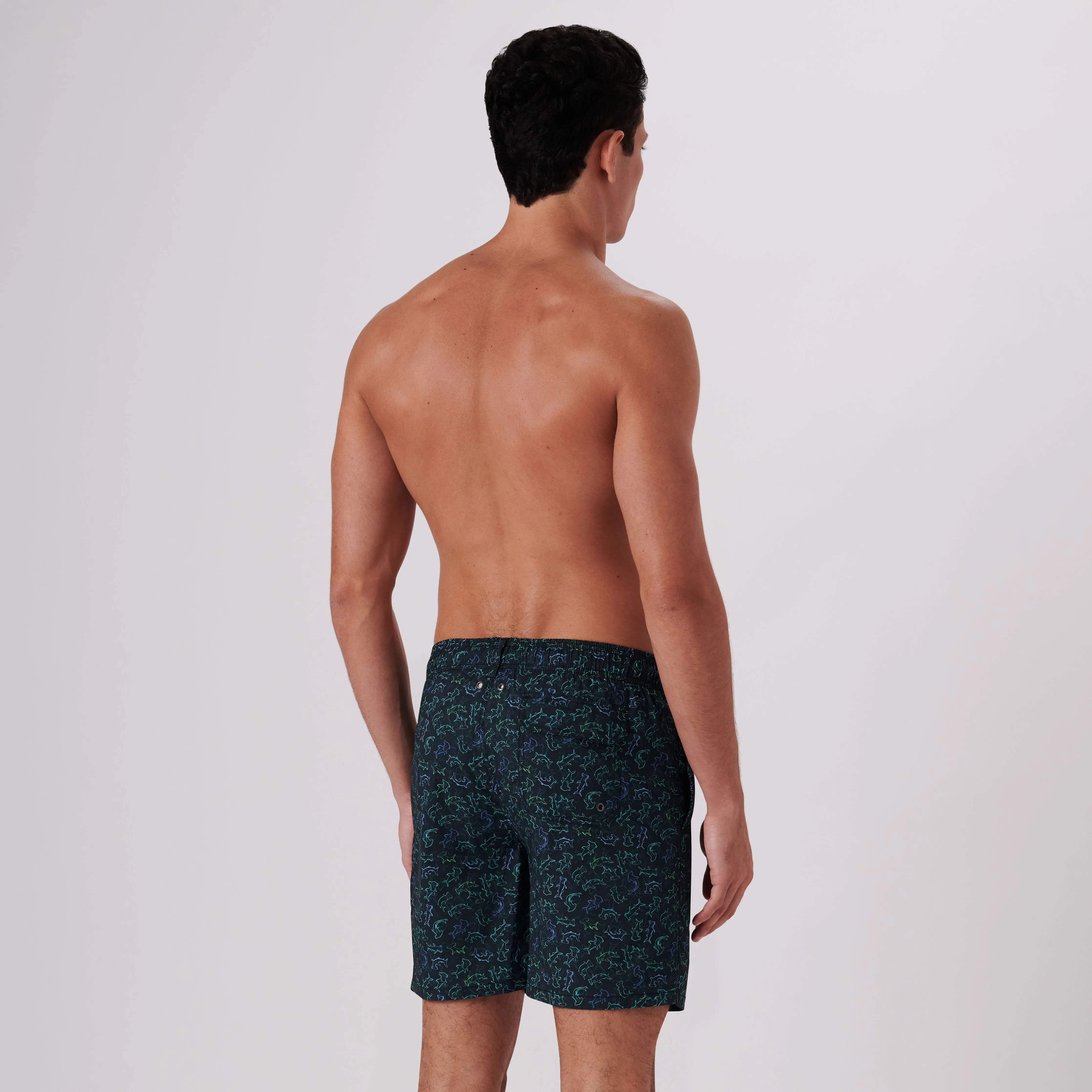 Cosmo Abstract Swim Trunks sold by Bugatchi product image thumbnail 5