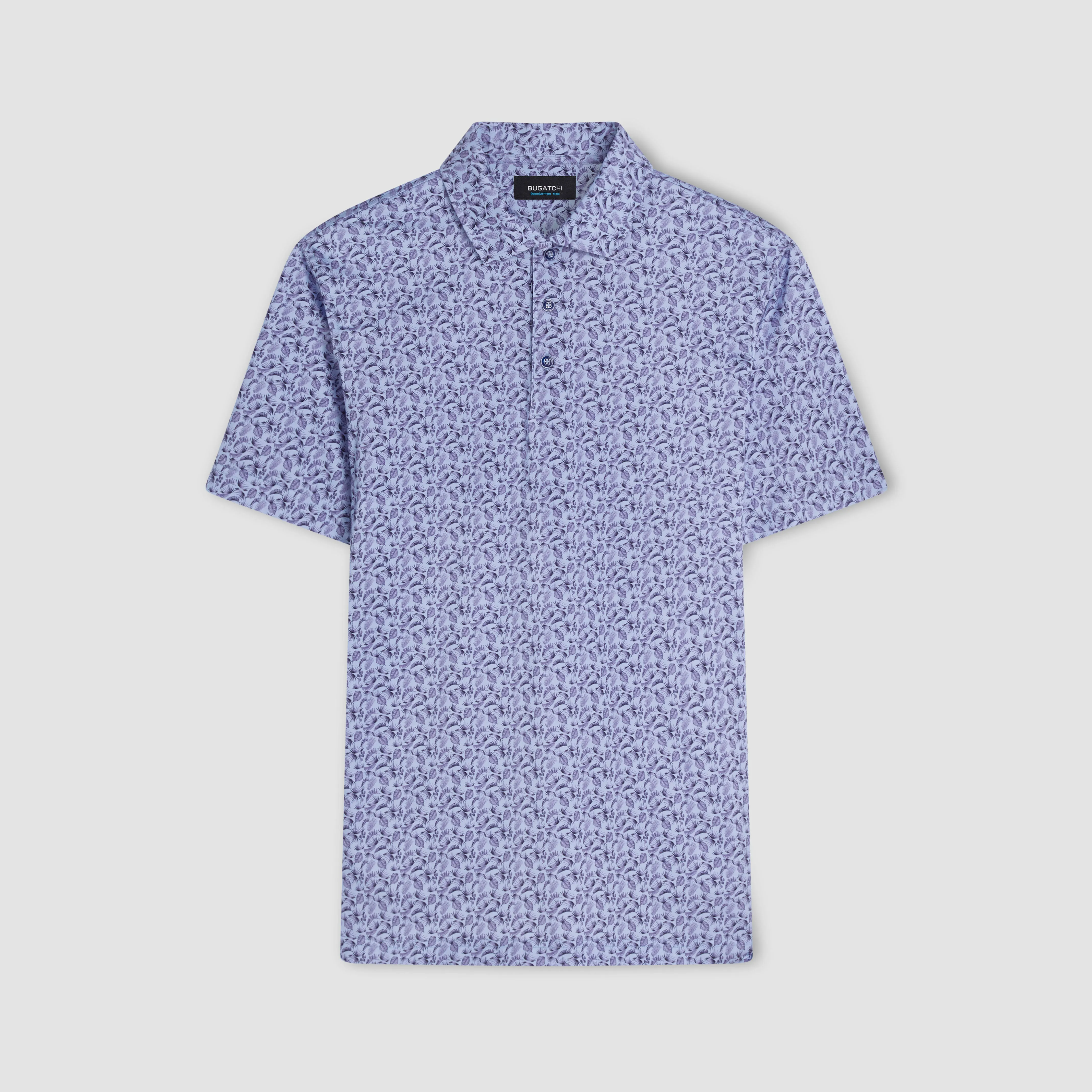 Victor Leaf Print OoohCotton Polo sold by Bugatchi
