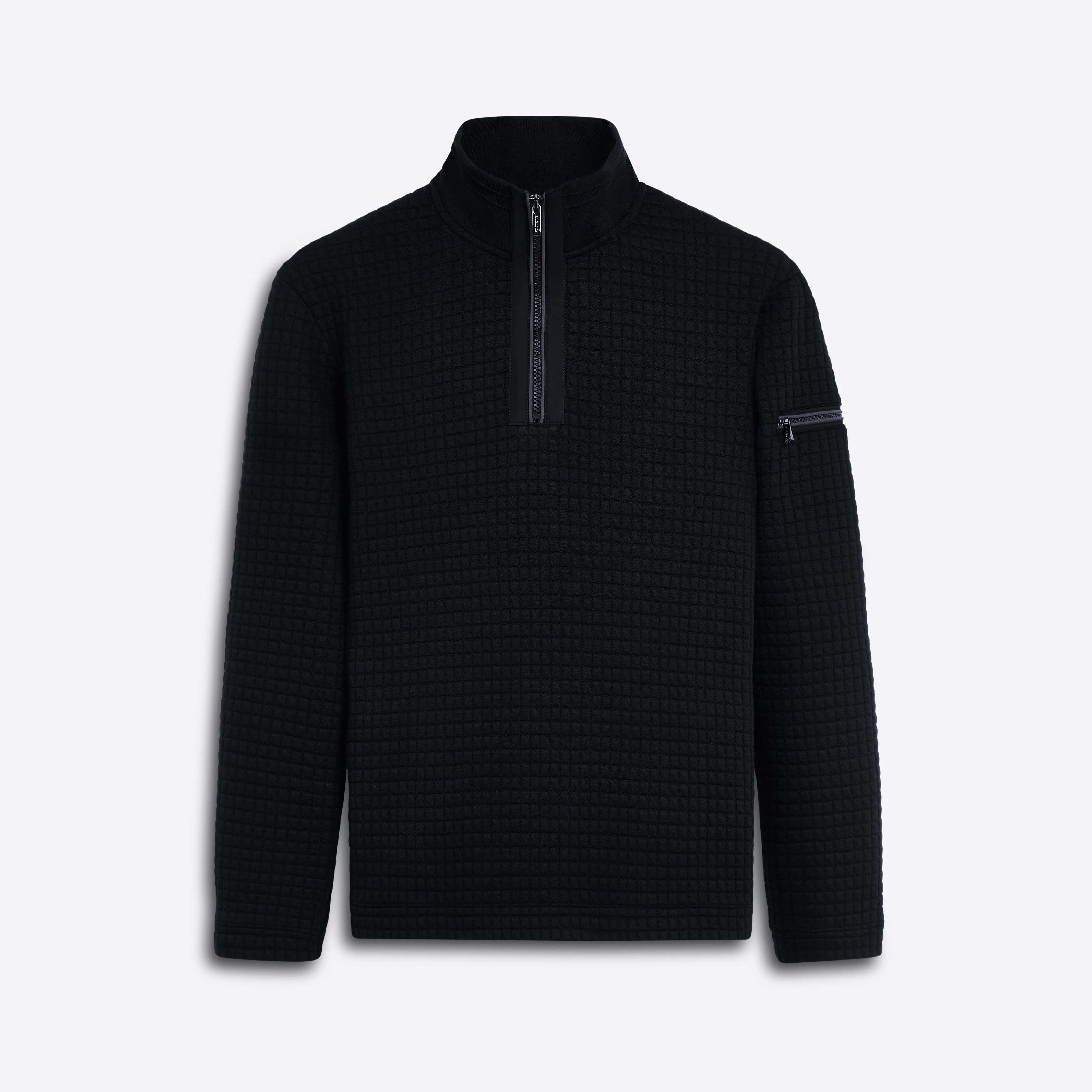 Long Sleeve Quarter Zip Pullover sold by Bugatchi