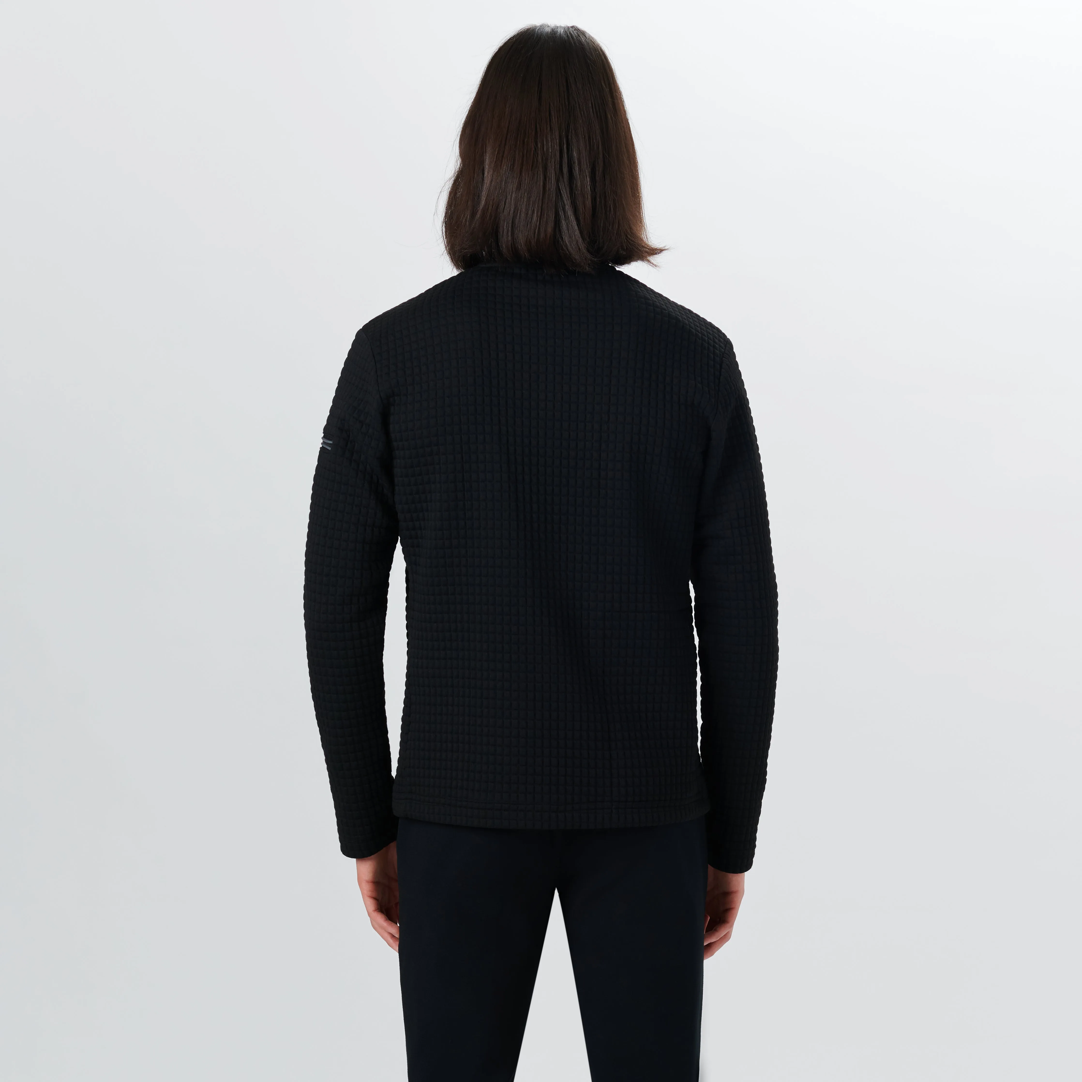 Long Sleeve Quarter Zip Pullover sold by Bugatchi product image thumbnail 4