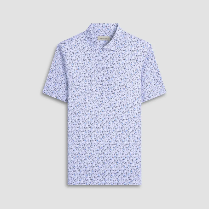 Victor Cocktail Print OoohCotton Polo made by Bugatchi