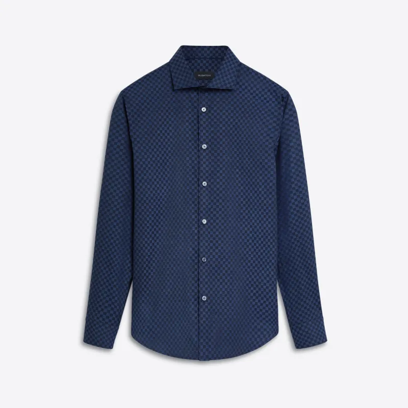 AXEL Checkerboard Check Shirt sold by Bugatchi